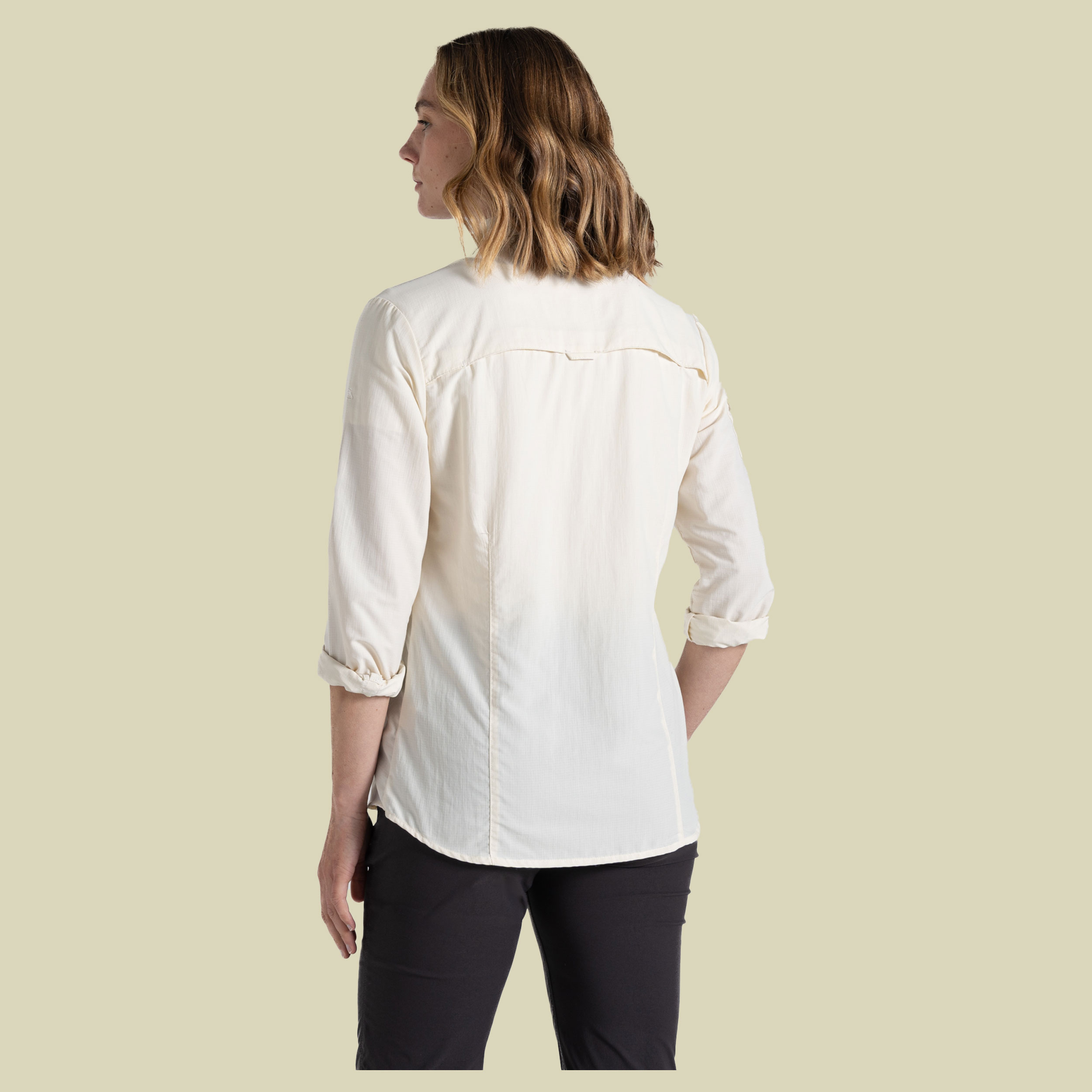 NosiLife Adventure Long Sleeved Shirt III Women 42 beige -sea salt (UK 16)