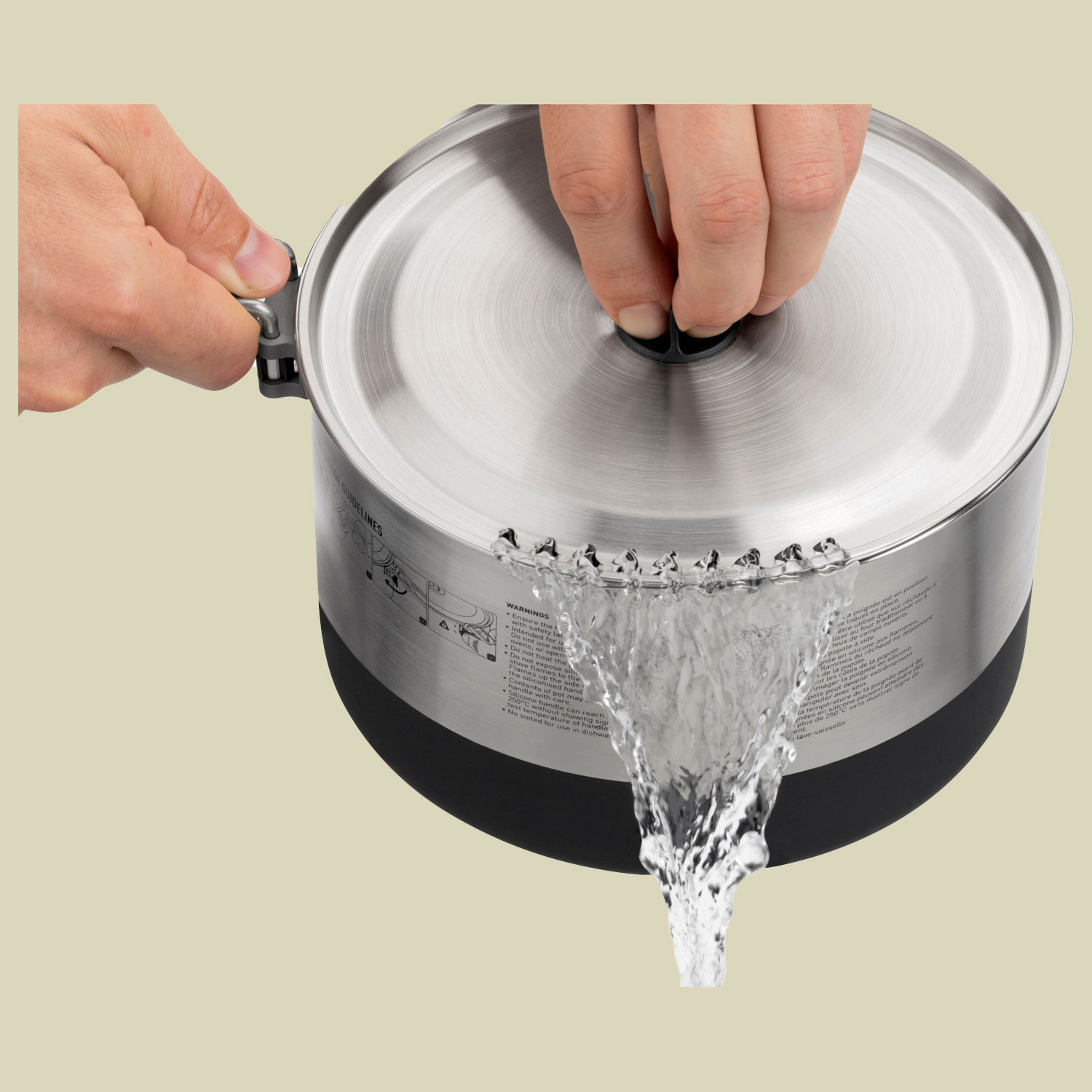 Sigma Pot Volumen 1,2 Farbe silver
