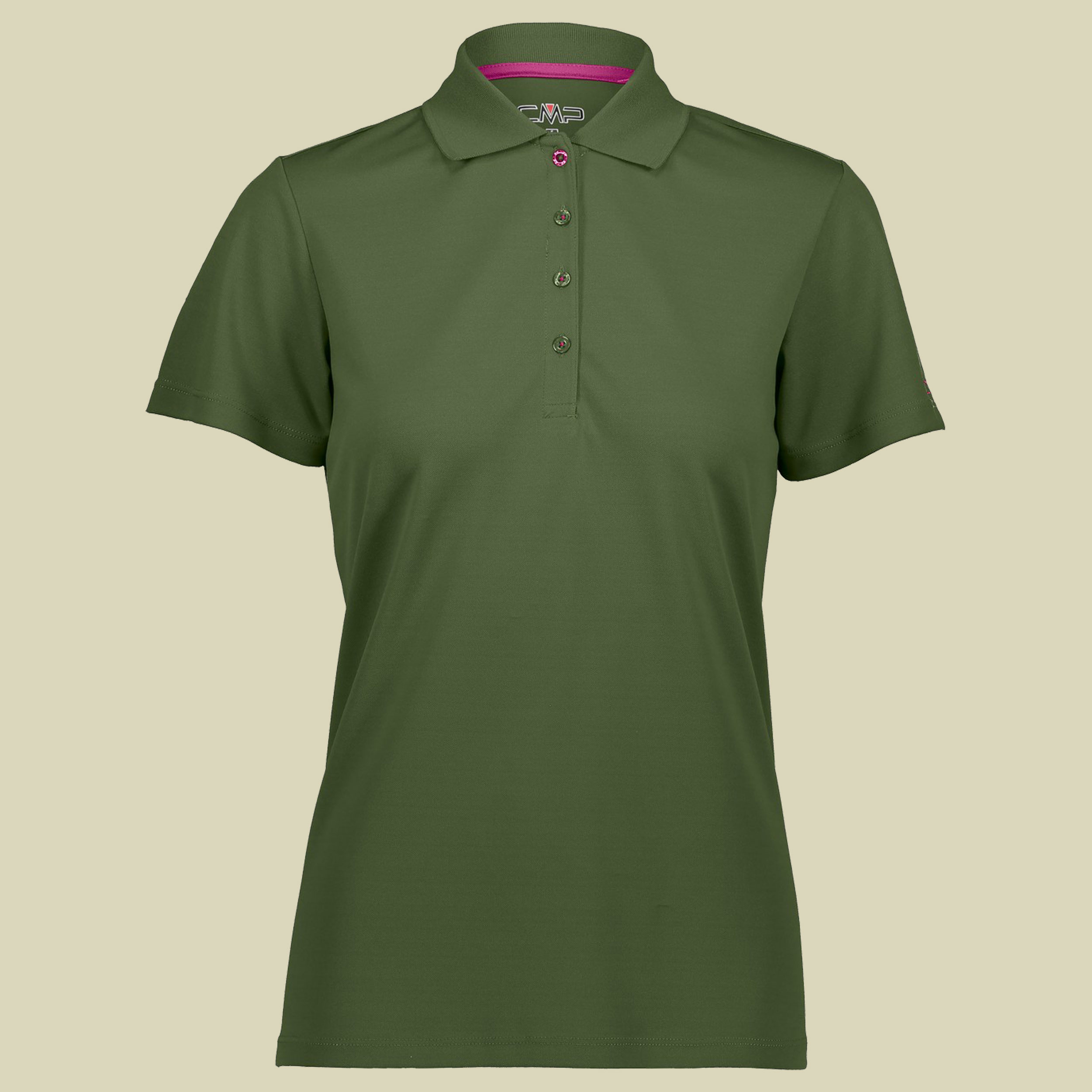 Woman Polo Piquet 3T60976 Größe 36 Farbe F819 olive