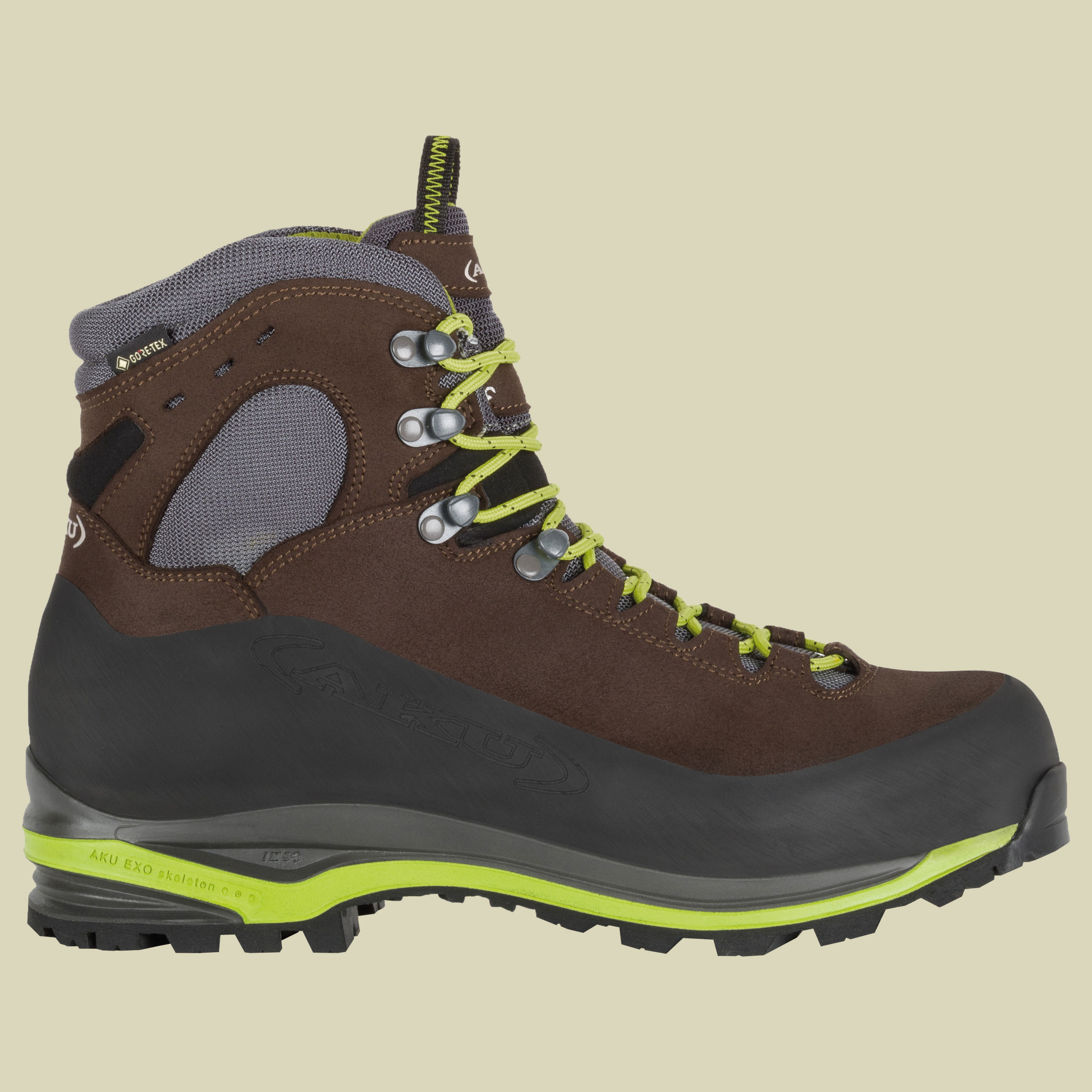 Superalp V-Light GTX Men Größe UK 12 Farbe earth brown/lime