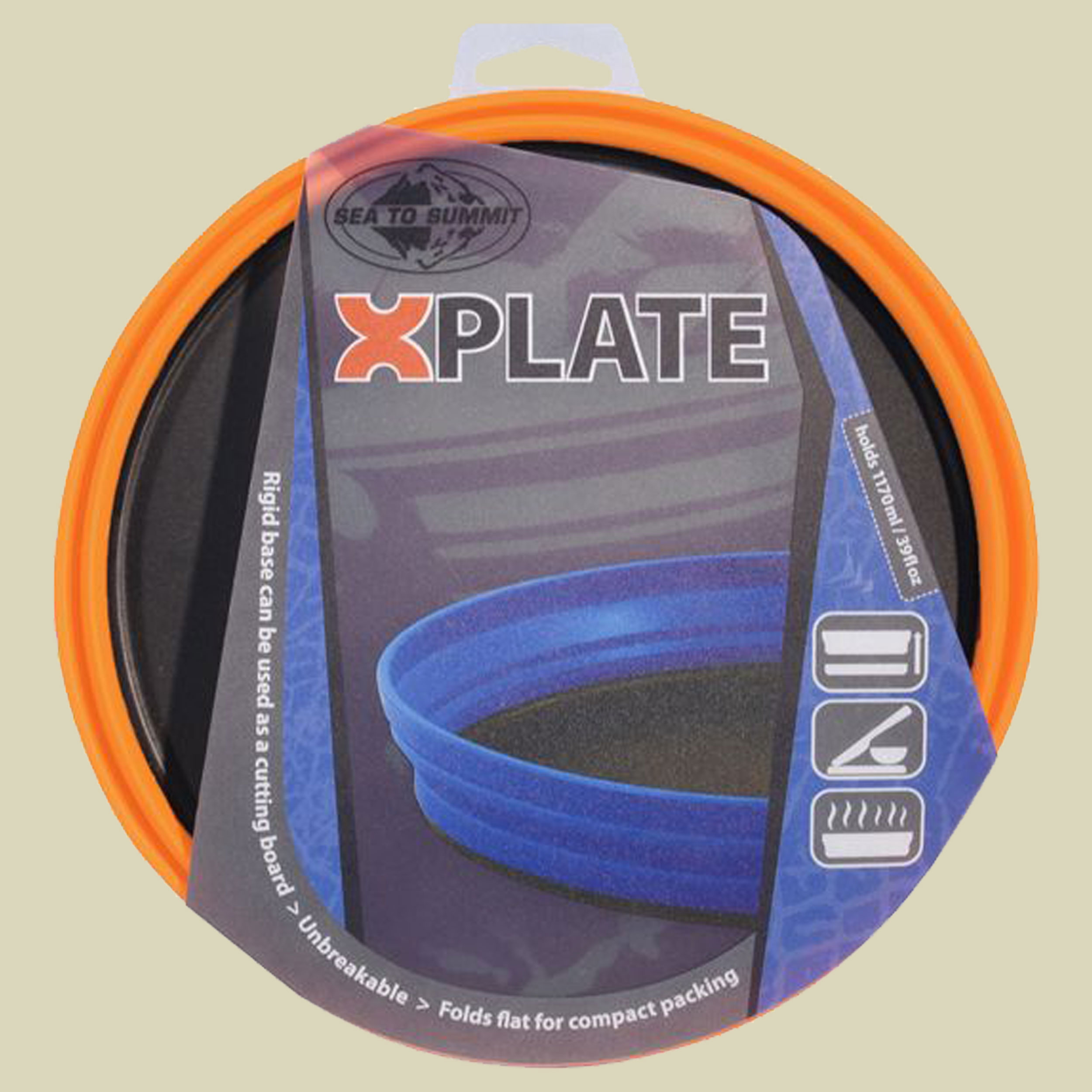X-Plate Volumen 1170 Farbe orange