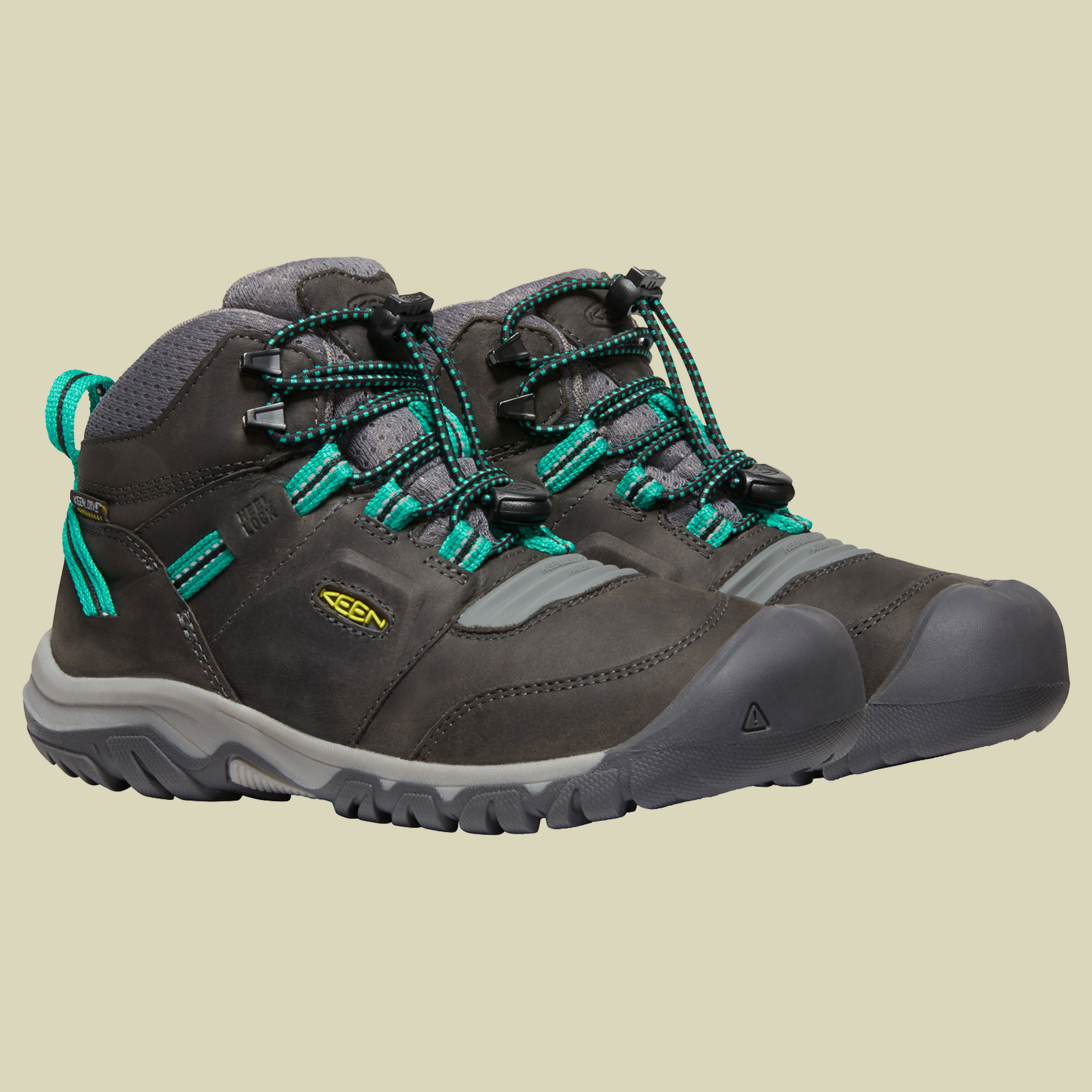 Ridge Flex Mid WP Kids Größe 37 Farbe magnet/greenlake