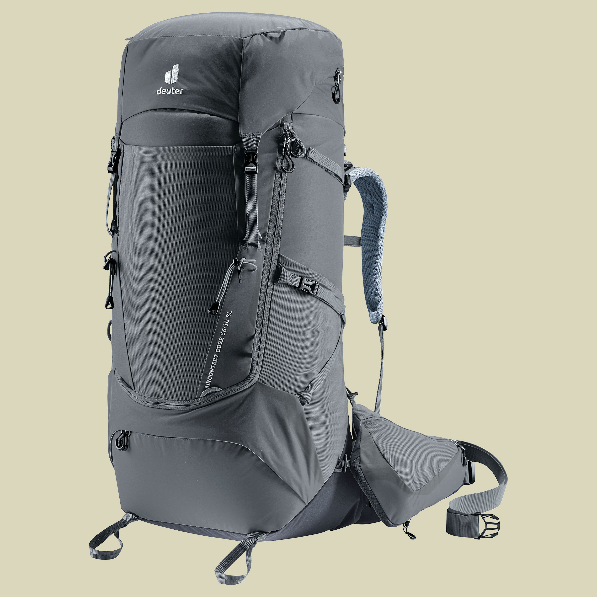Aircontact Core 65+10 SL Women grau 65 L + 10 L - Farbe graphite-black