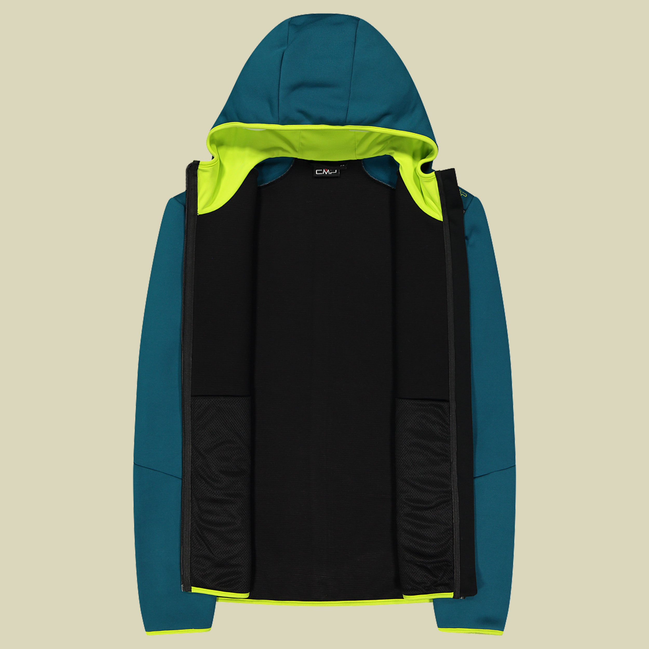 Man Jacket Fix Hood Bonded Wooltech 32M2257 Größe 50 Farbe M916 deep lake