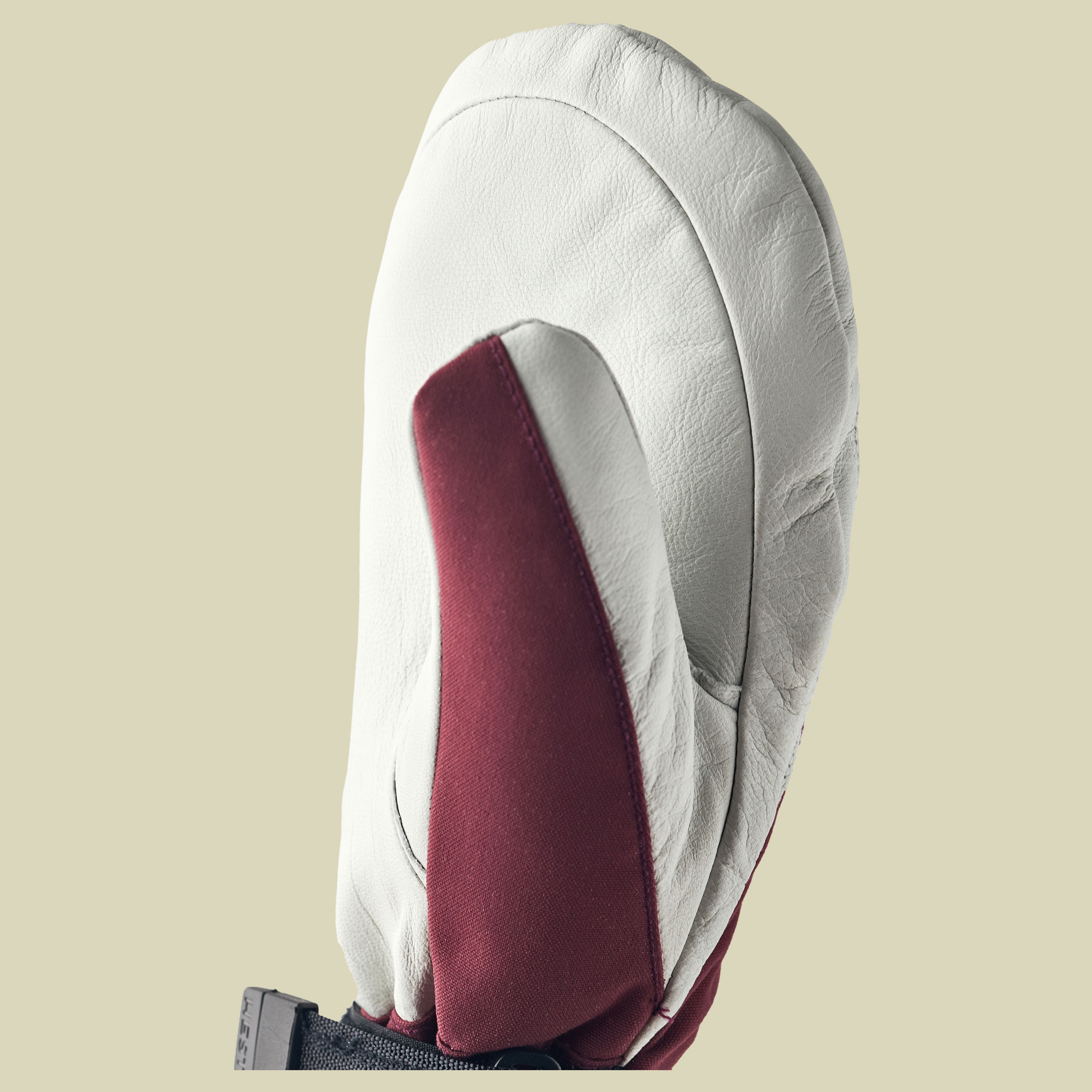 Heli Ski Female Mitt rot 8 - bordeaux/offwhite