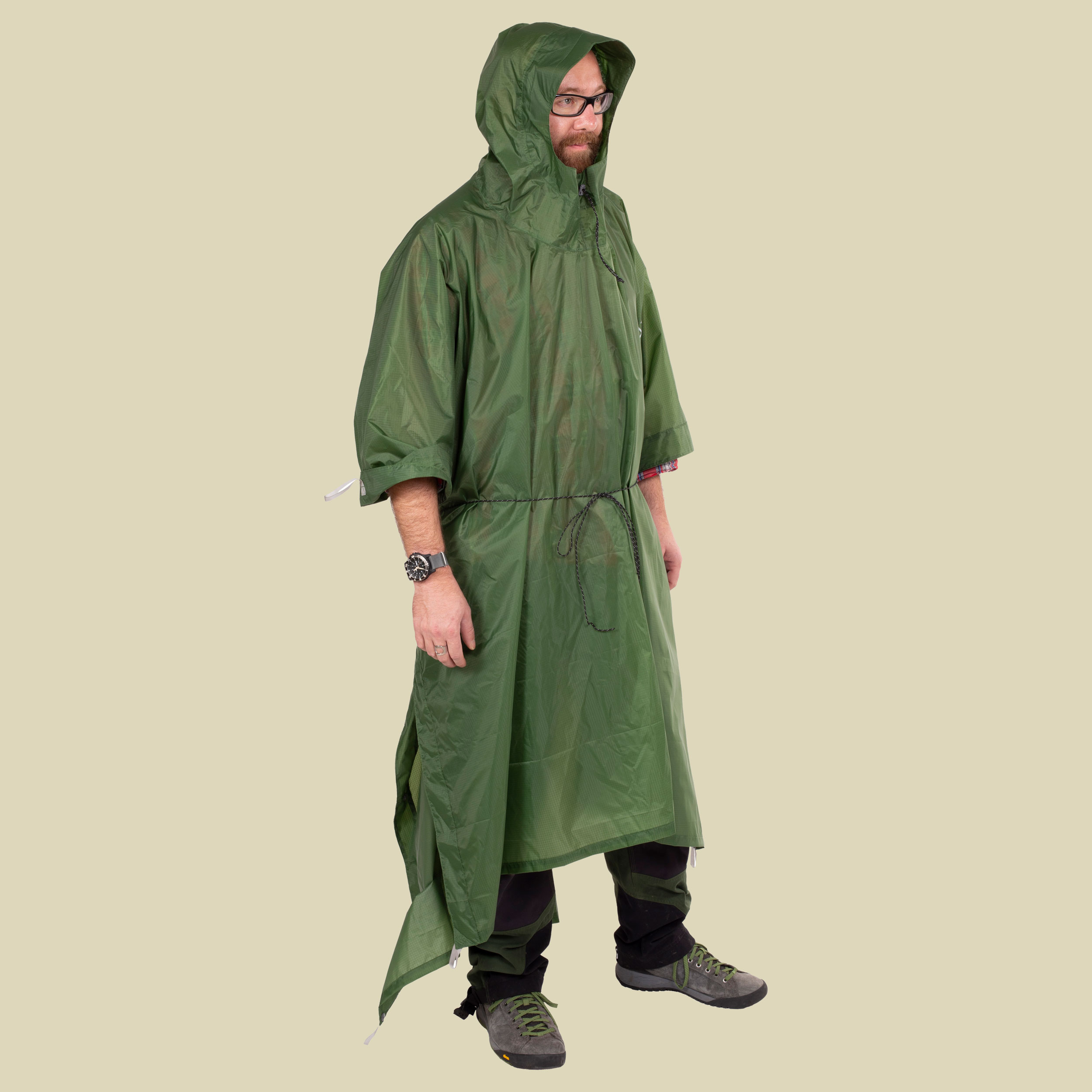 Tarp Poncho Größe 260 x 145 cm Farbe moss