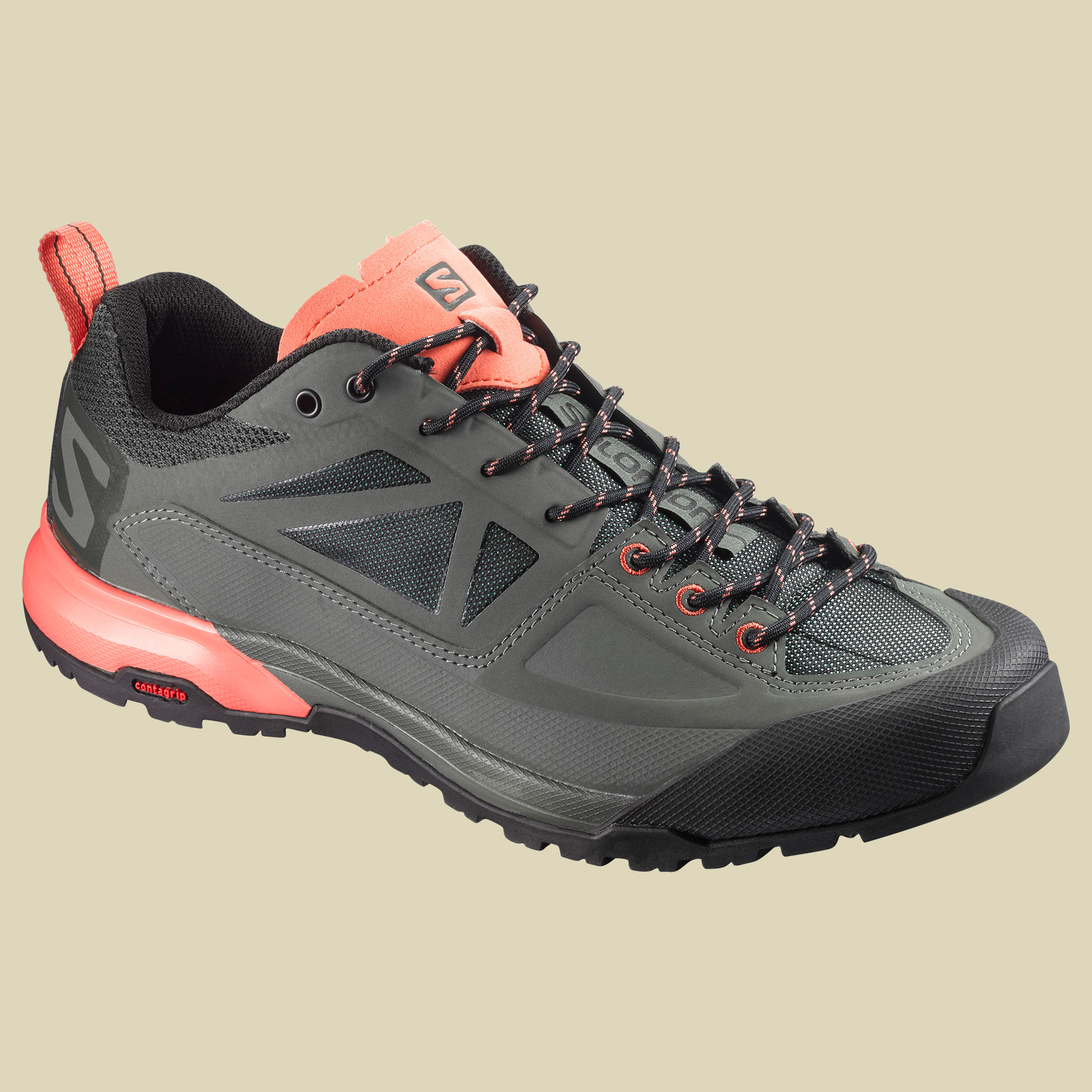 X Alp Spry Women Größe UK 4 Farbe castor gray/beluga/living coral