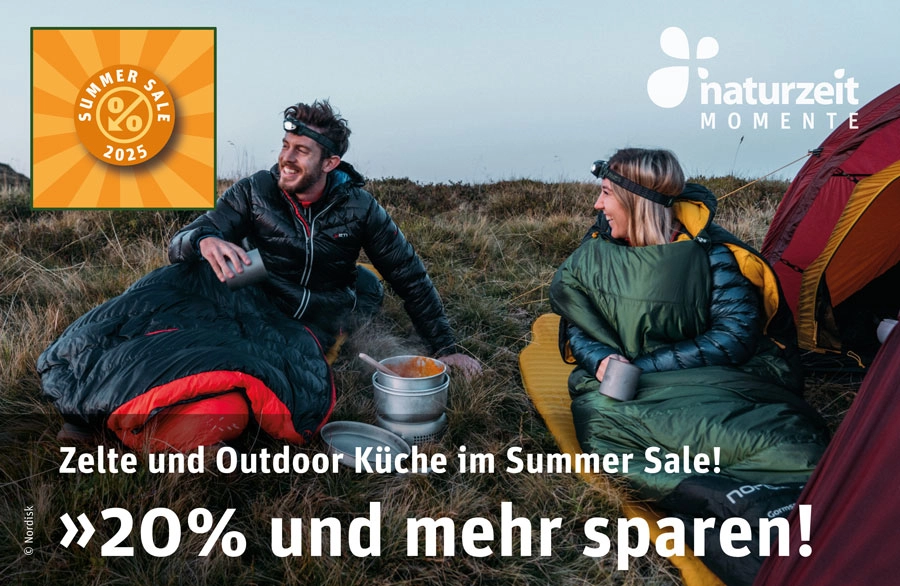 Teaserbild - Summer Sale 2025 - Outdoor Zelte und Outdoorküche im Sale