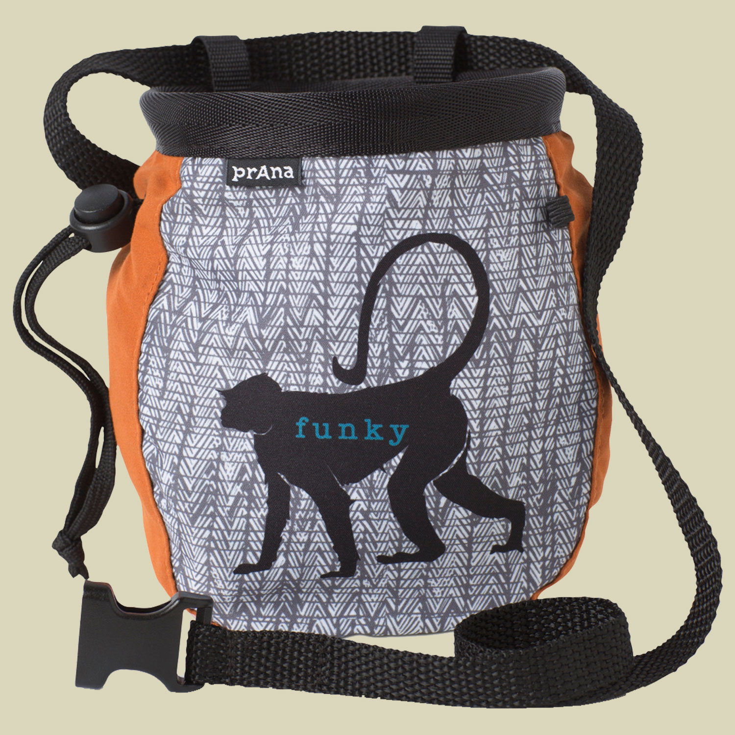 Graphic Chalk Bag with Belt Größe one size Farbe russet monkey