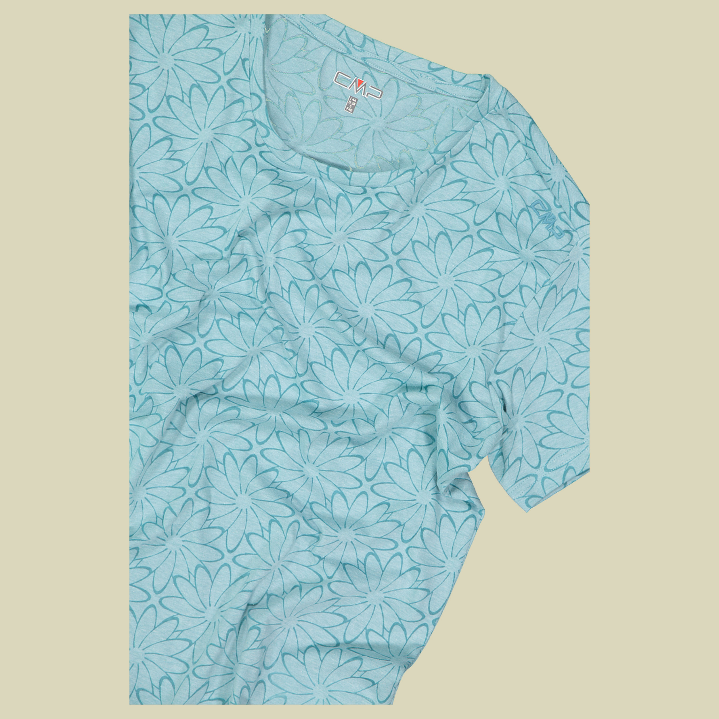 Woman T-Shirt 46 türkis - Farbe lagoon