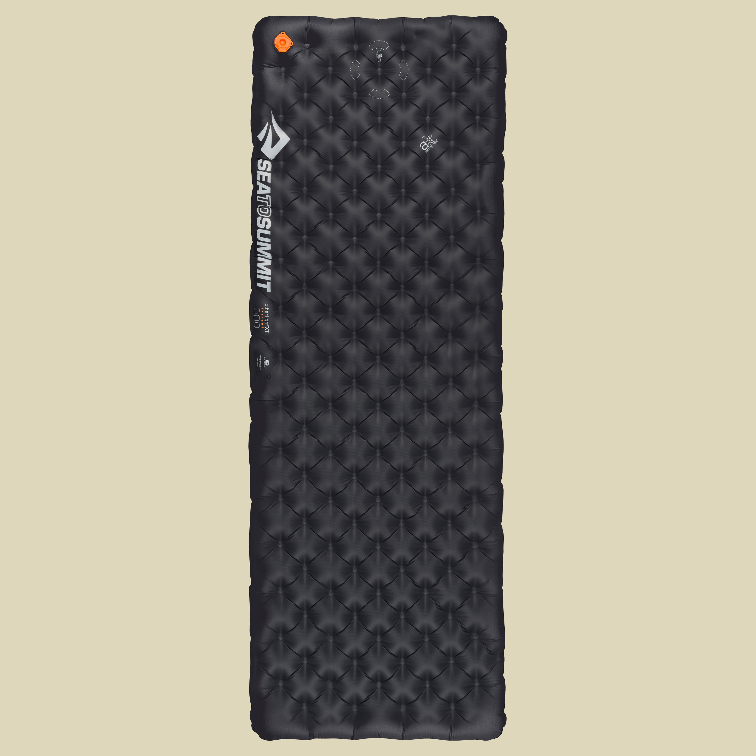 black/orange