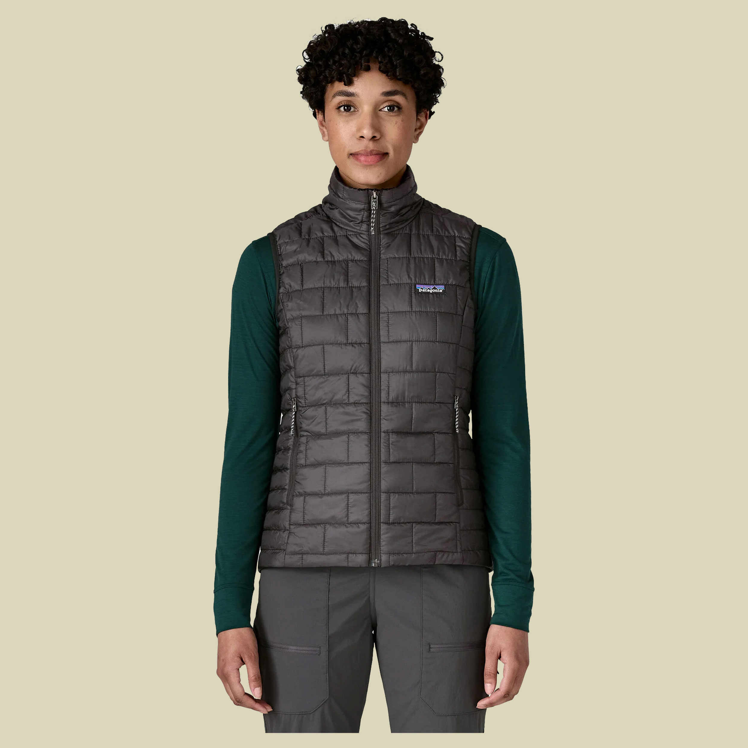 Nano Puff Vest Women schwarz XS - black