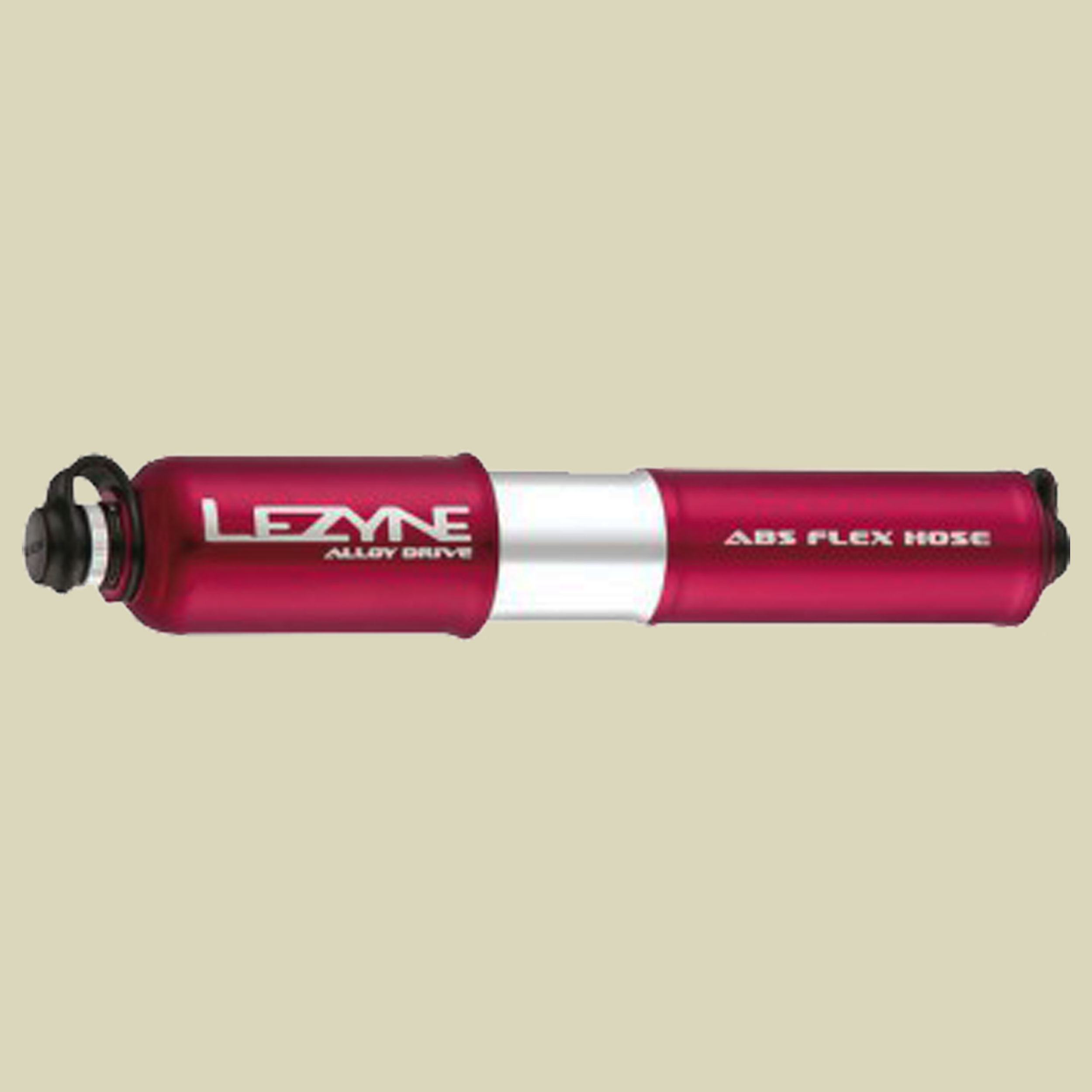 Minipumpe CNC Alloy Drive Länge 16,6 cm Farbe rot-glänzend