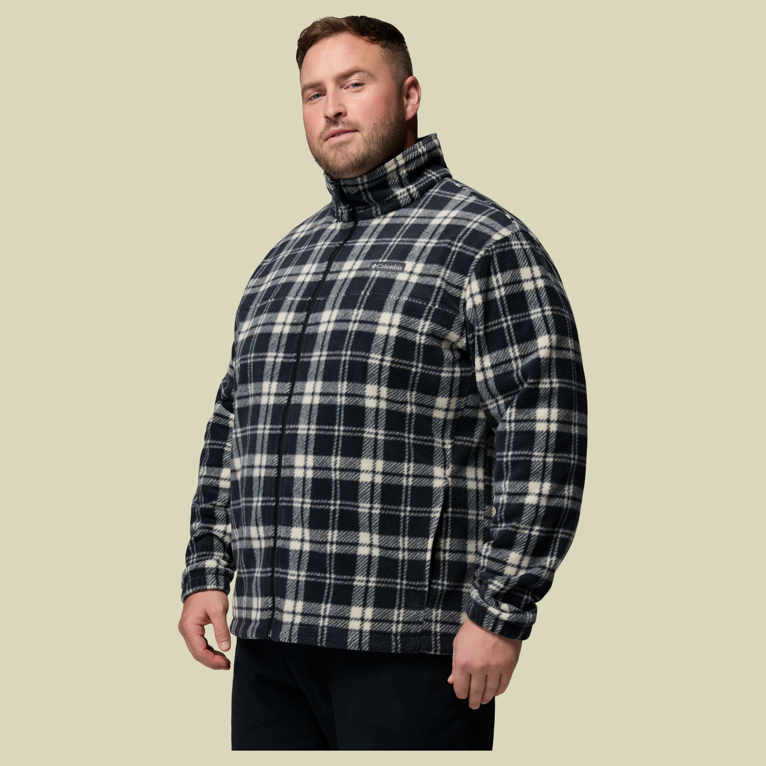 Steens Mountain Printed Jacket Men grau XL - black plaided tonal