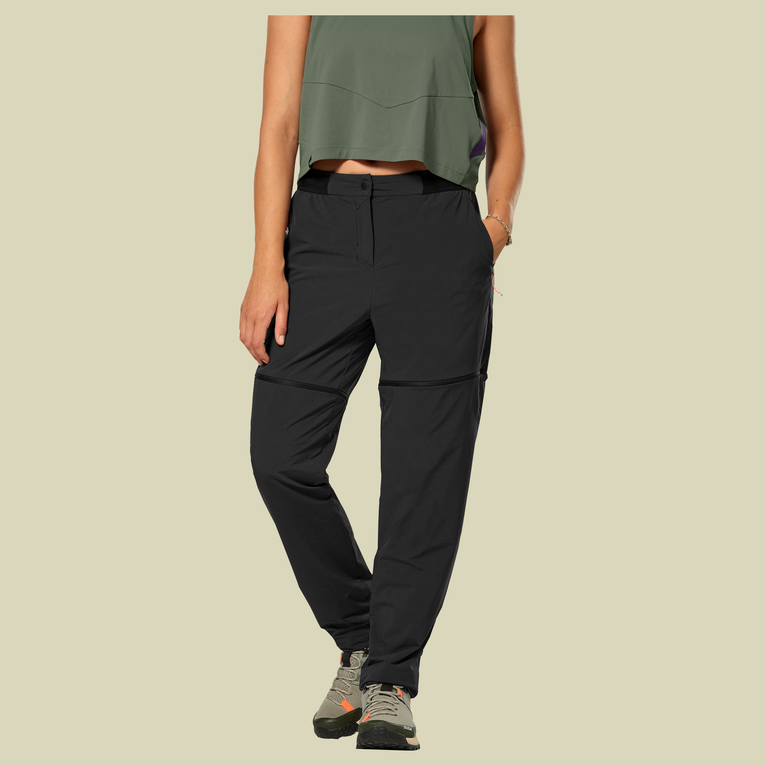 Pedroc 3 DST 2in1 Pant Women 42 schwarz - black out