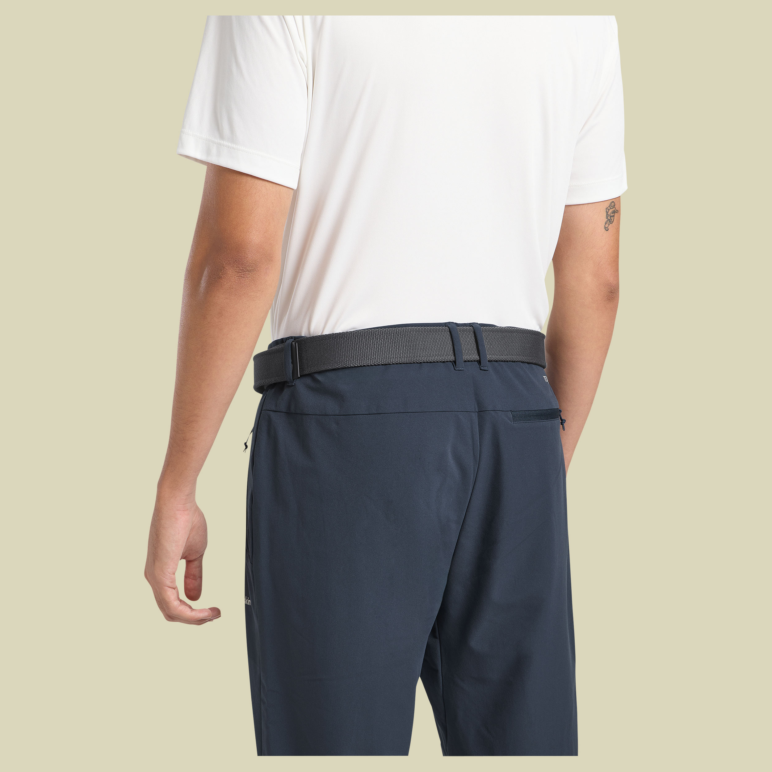 Hidden Belt 110 cm grau - dark grey