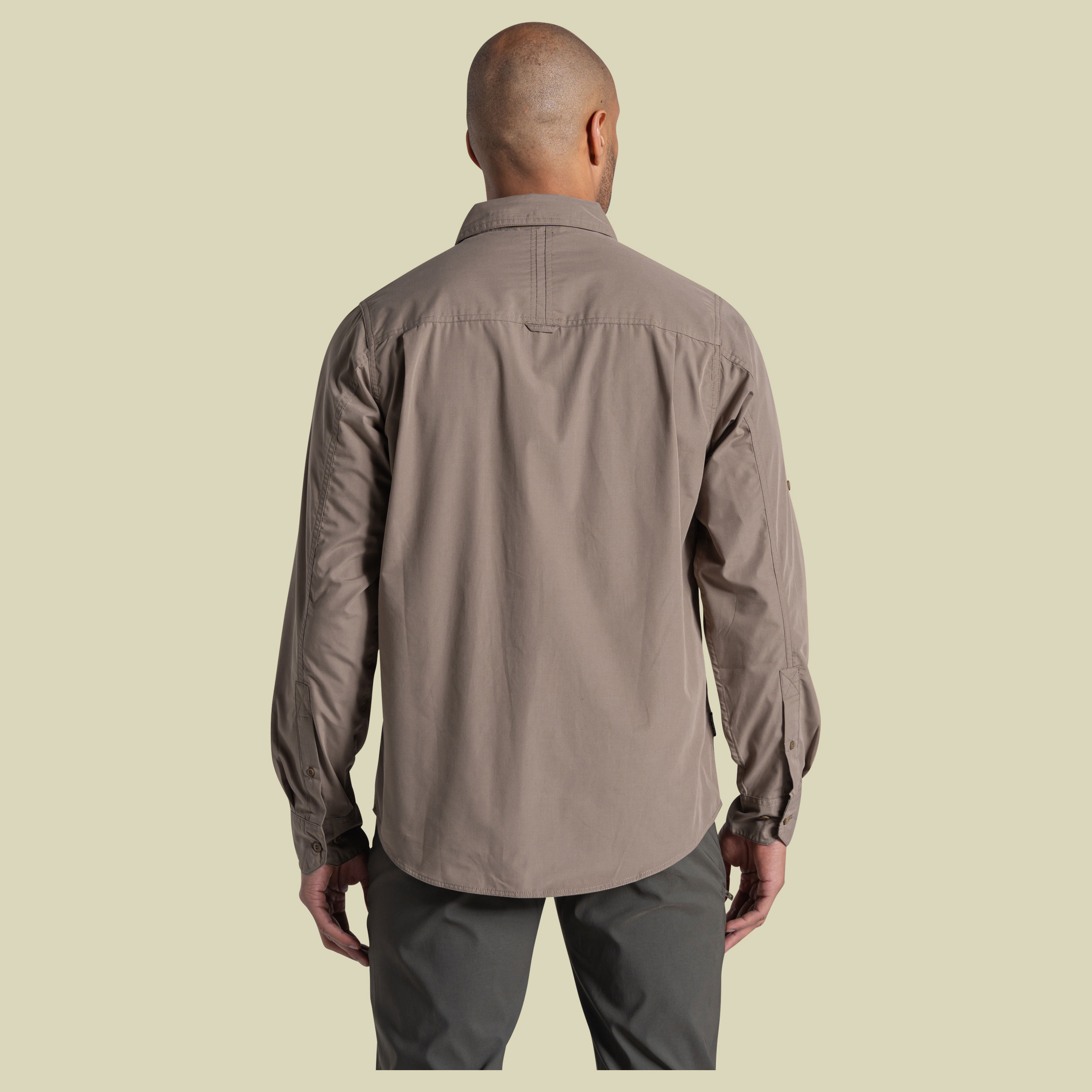 Kiwi II Long Sleeved Shirt Men XXL braun - pebble