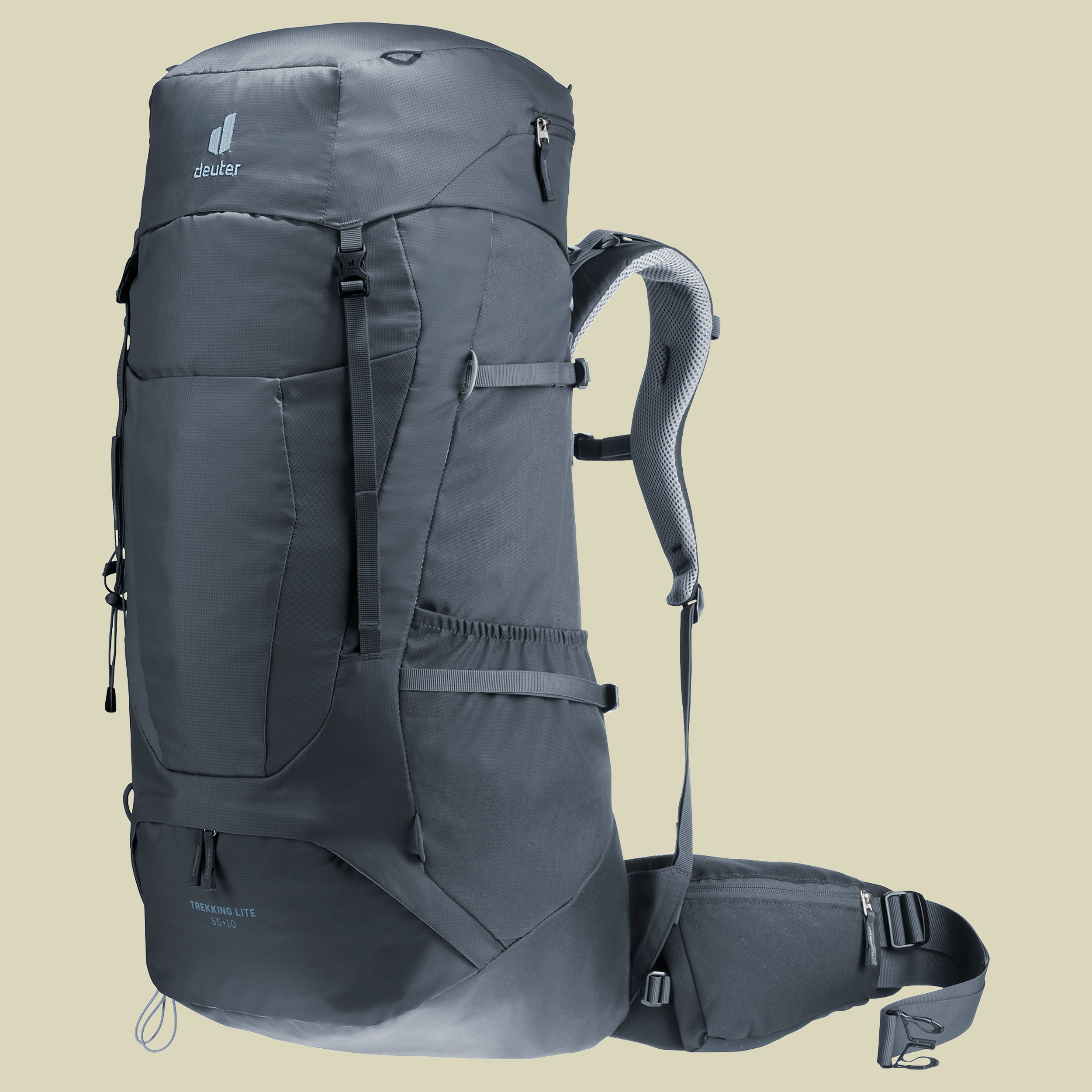 Trekking Lite 55+10 Volumen 55 L + 10 L Farbe black