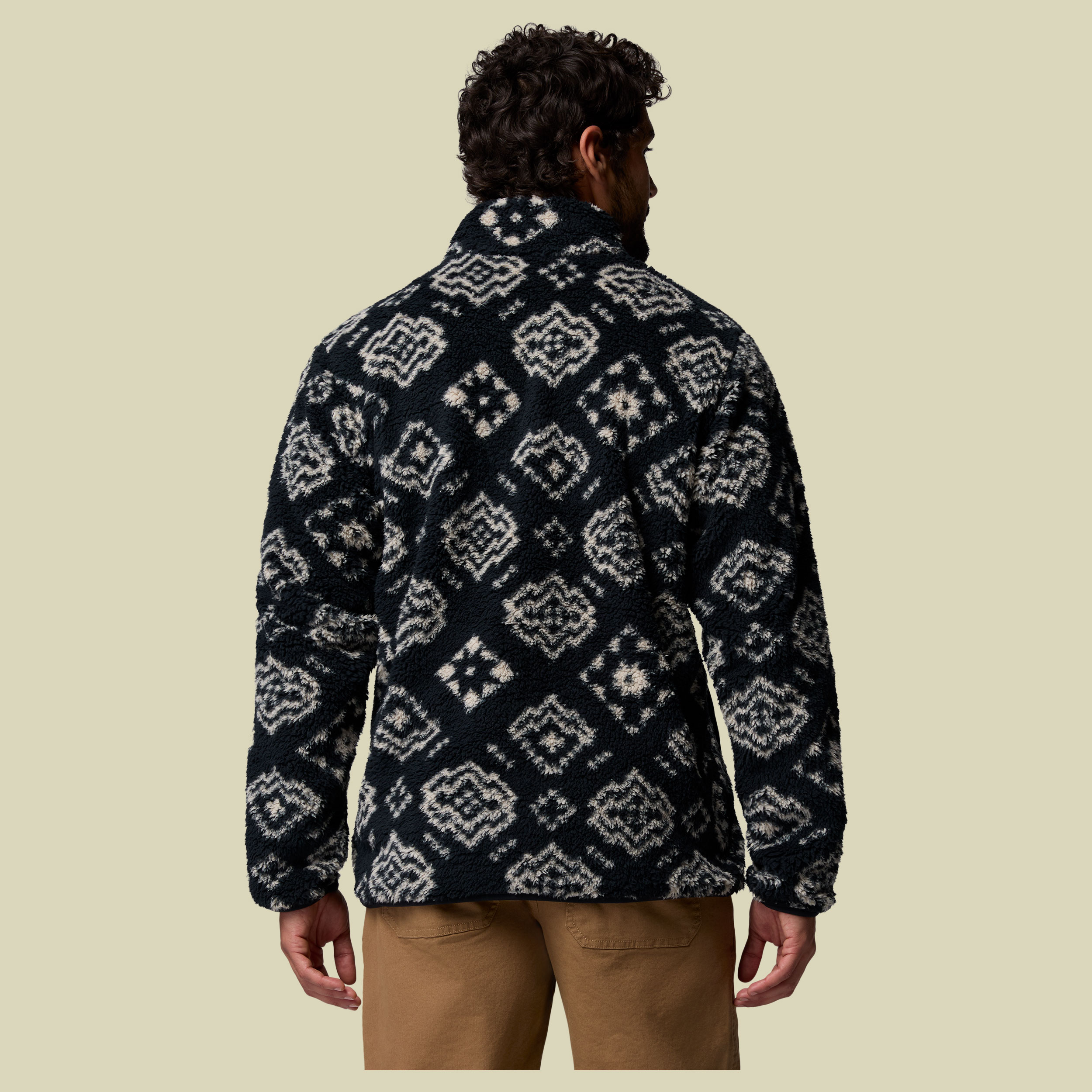 Rugged Ridge High Pile Half Zip Men XL schwarz1 - black checked out, black