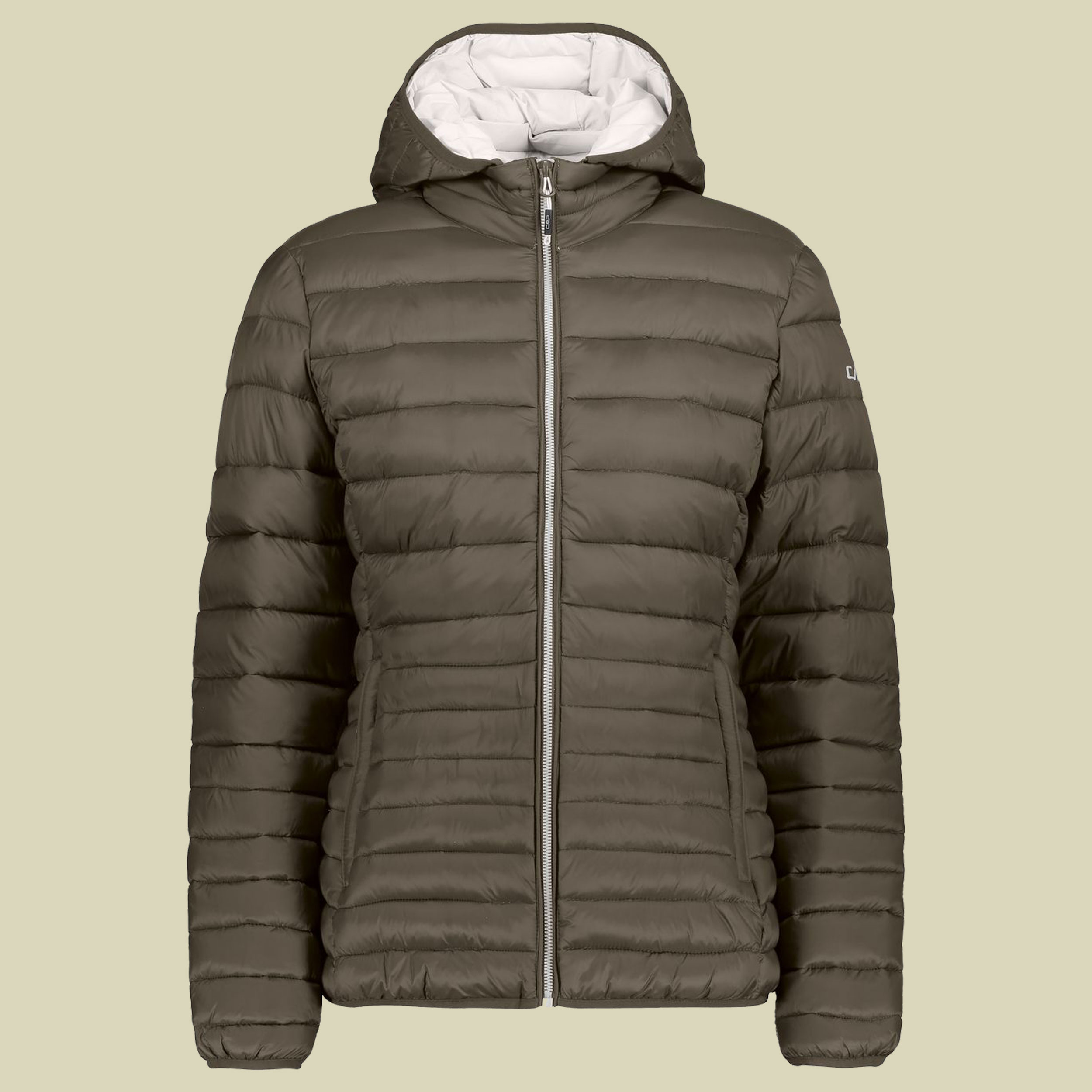 Woman Jacket Zip Hood 3Z18876 Größe 42 Farbe torba P803