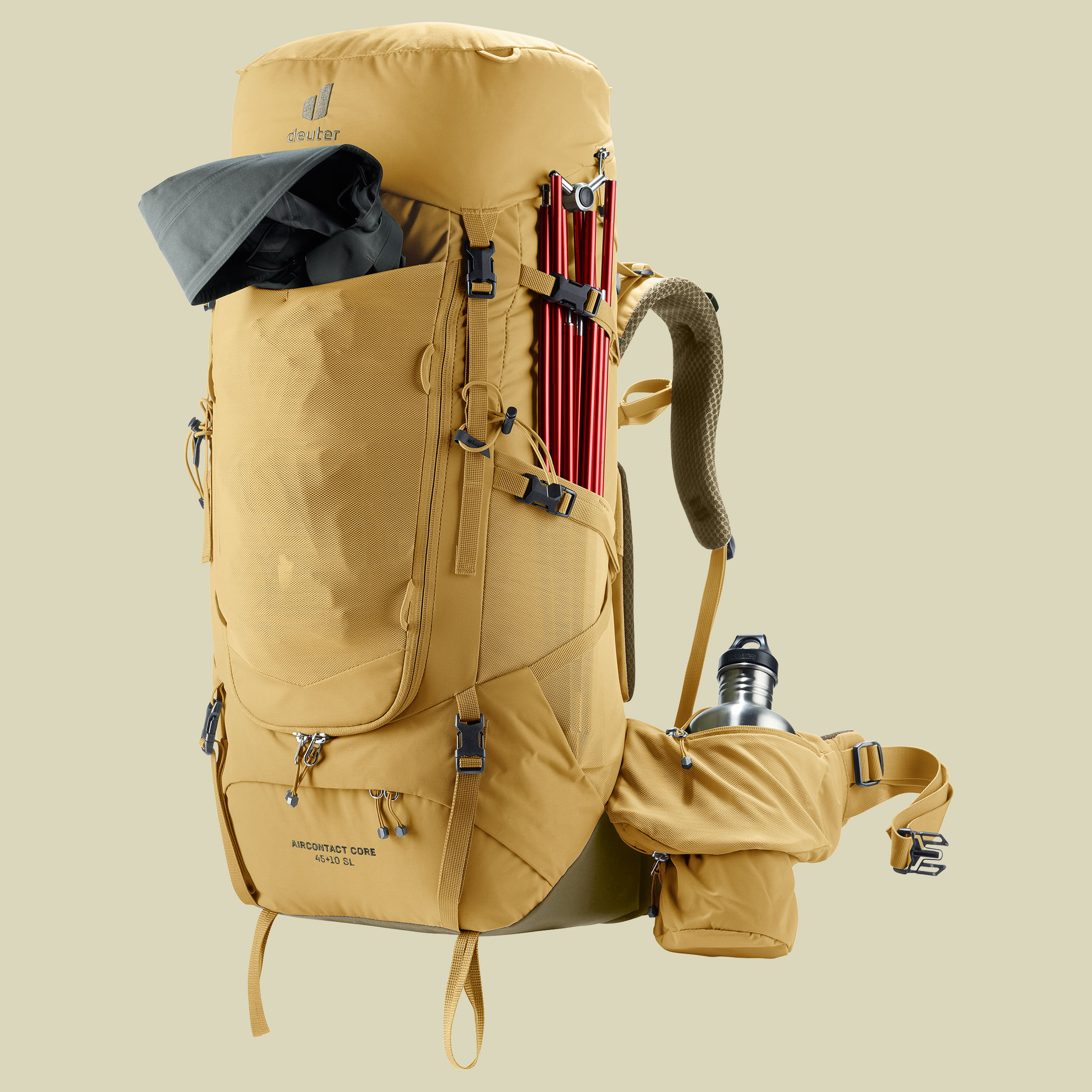 Aircontact Core 45+10 SL Women 45 + 10 gelb - savanna-nori