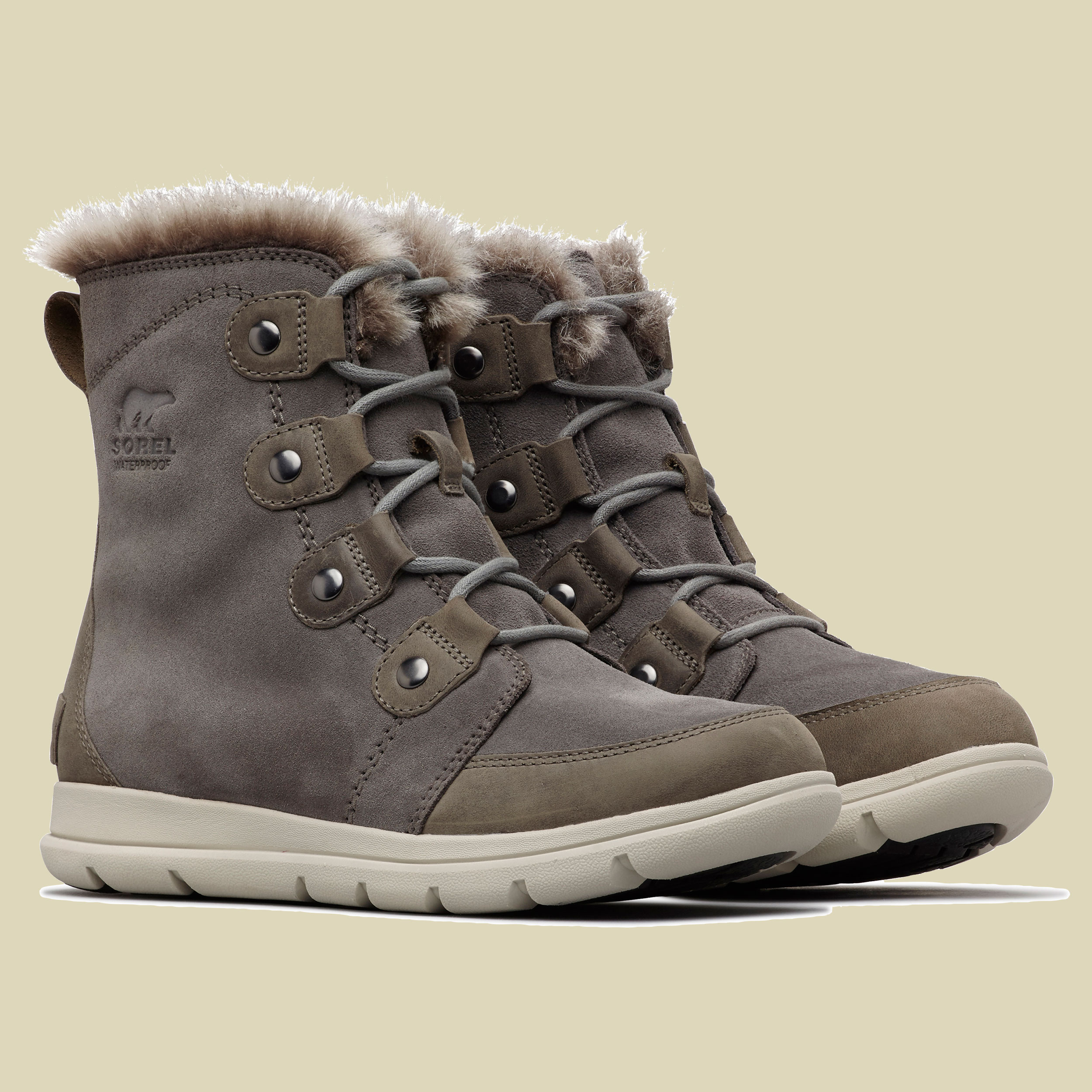 Sorel Explorer Joan Women Größe UK 10 Farbe quarry-black