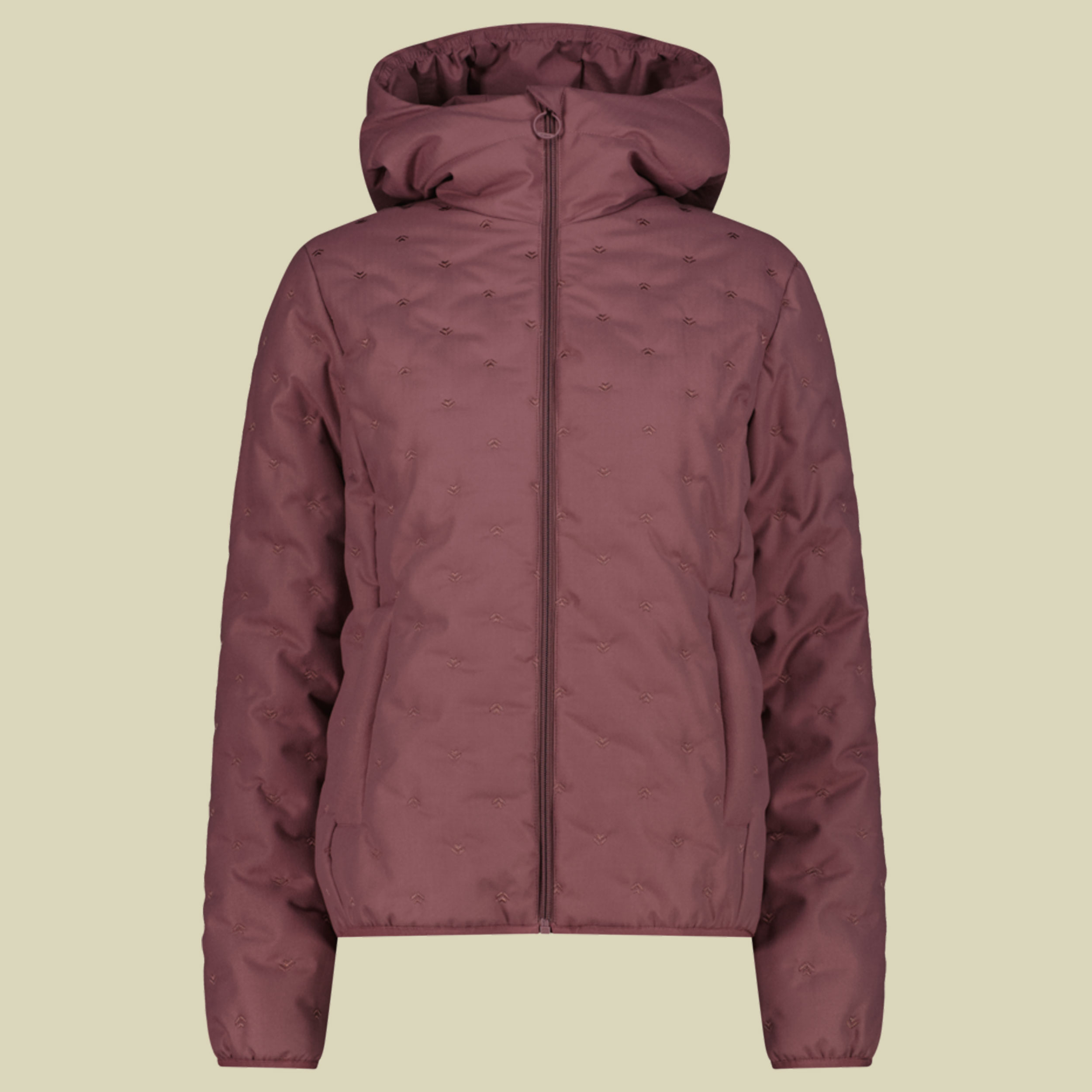 Jacket Fix Hood Melange Women 36K2386 38 rosa - malva melange