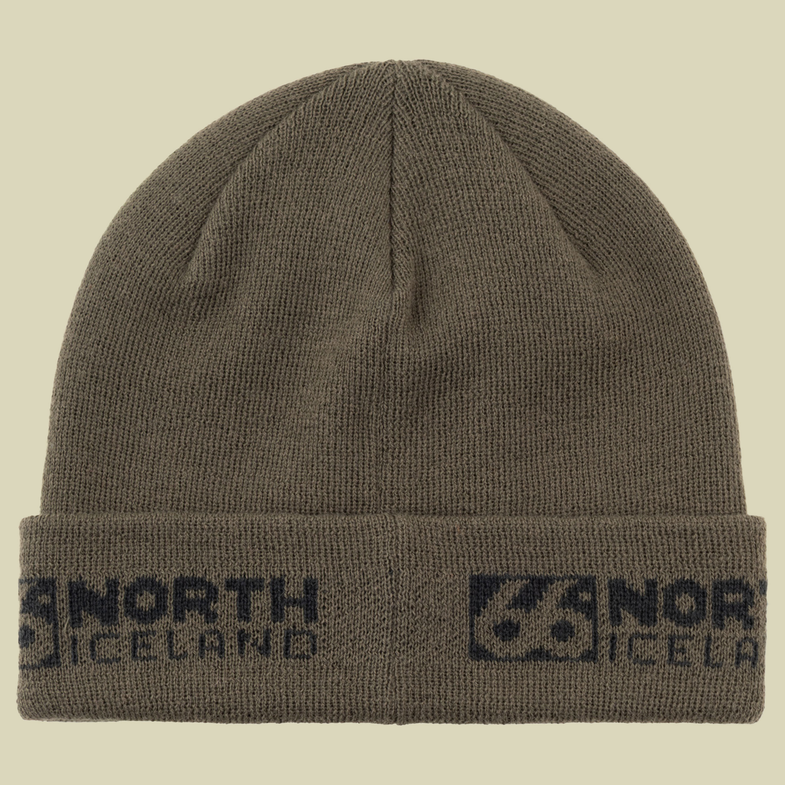 66°North Workman Beanie one size braun 2 - tarmac