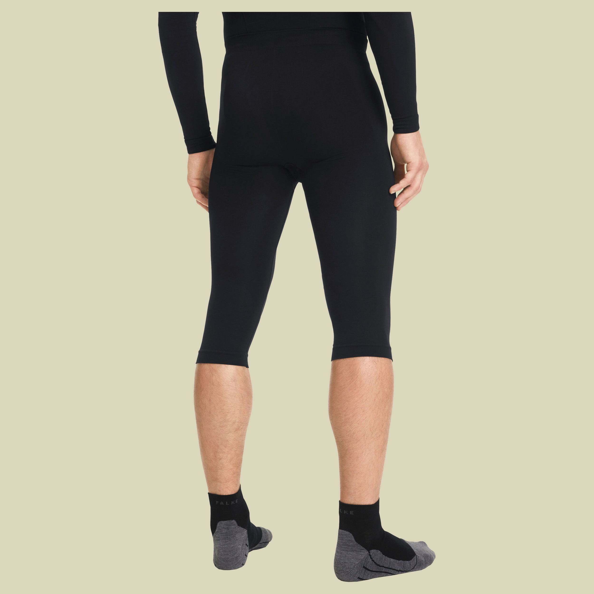 W 3/4 Tights Men  Größe S Farbe black