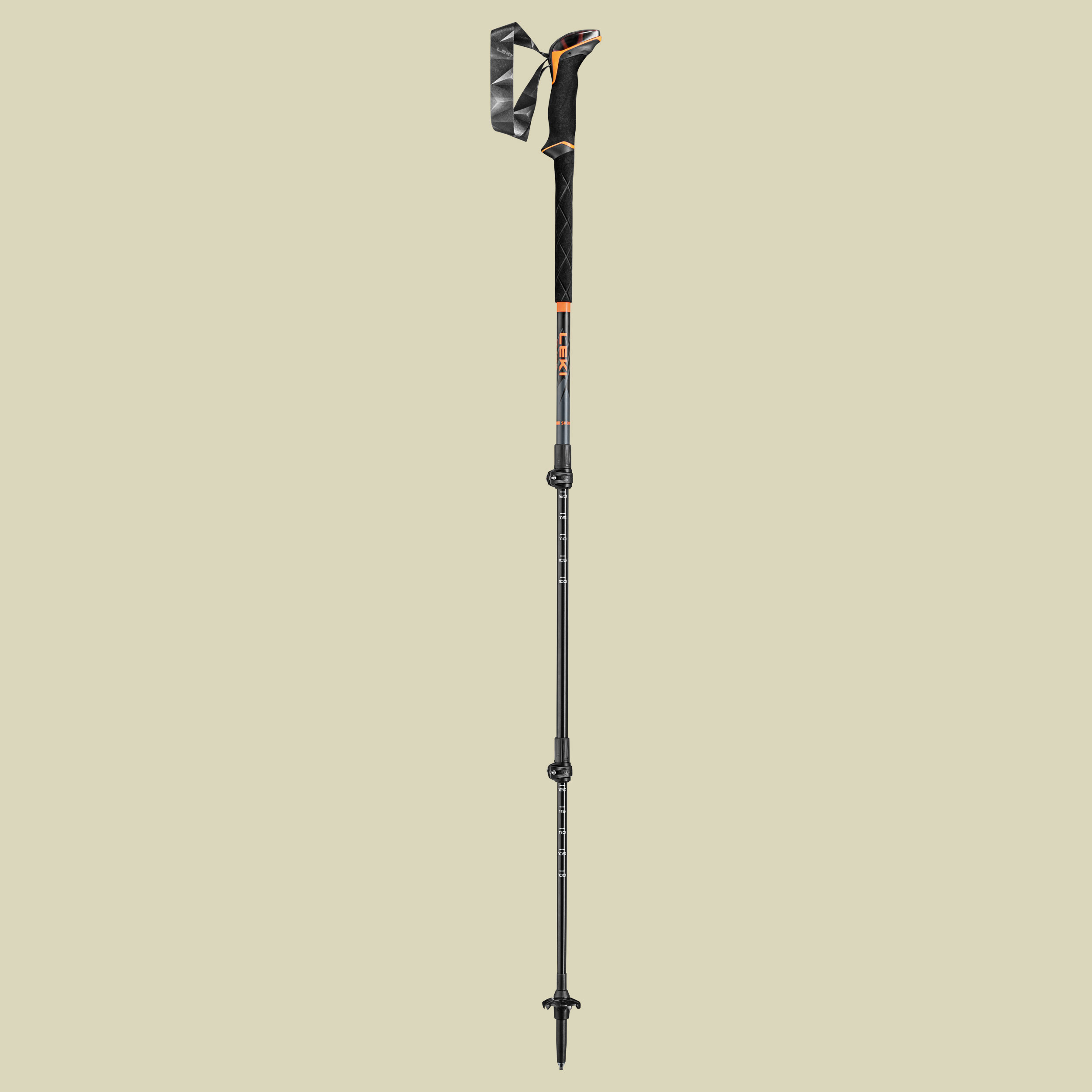 Sherpa Lite Länge 100 - 135 cm Farbe neonorange-black-denimblue