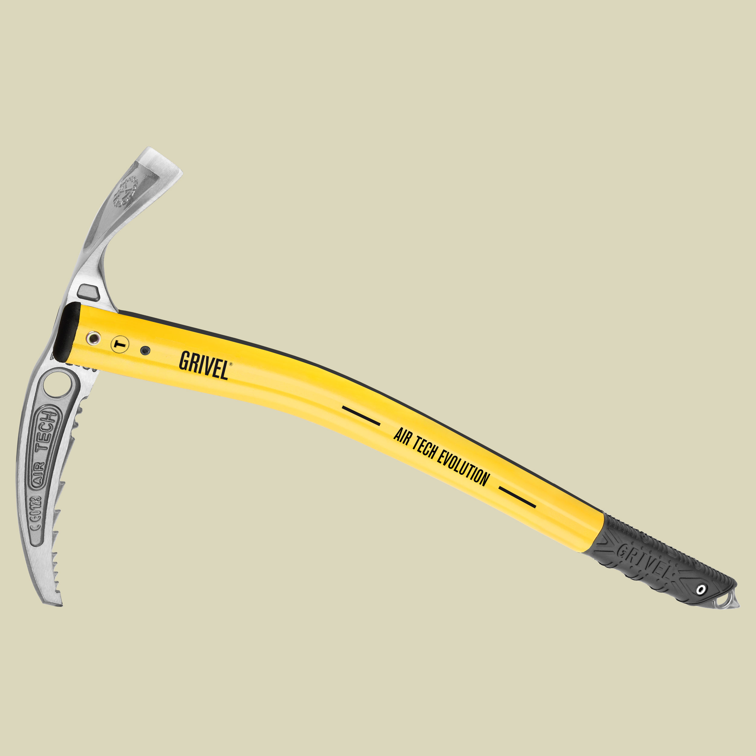 Air Tech Evolution Ice Axe Länge 48-53 cm Farbe gelb