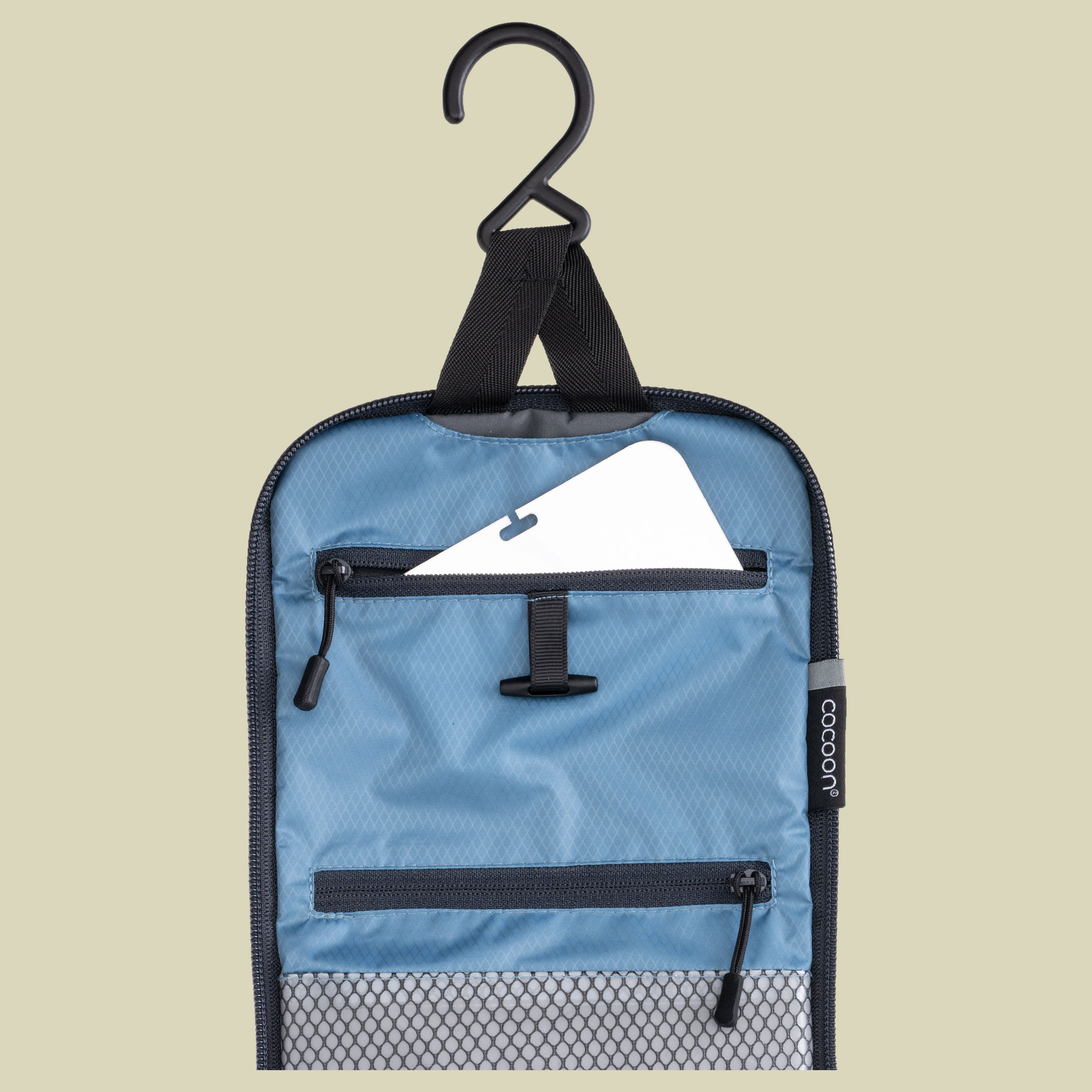 Toiletry Kit Allrounder Light ash blue/phantom black M (18 x 20 x 8 cm)