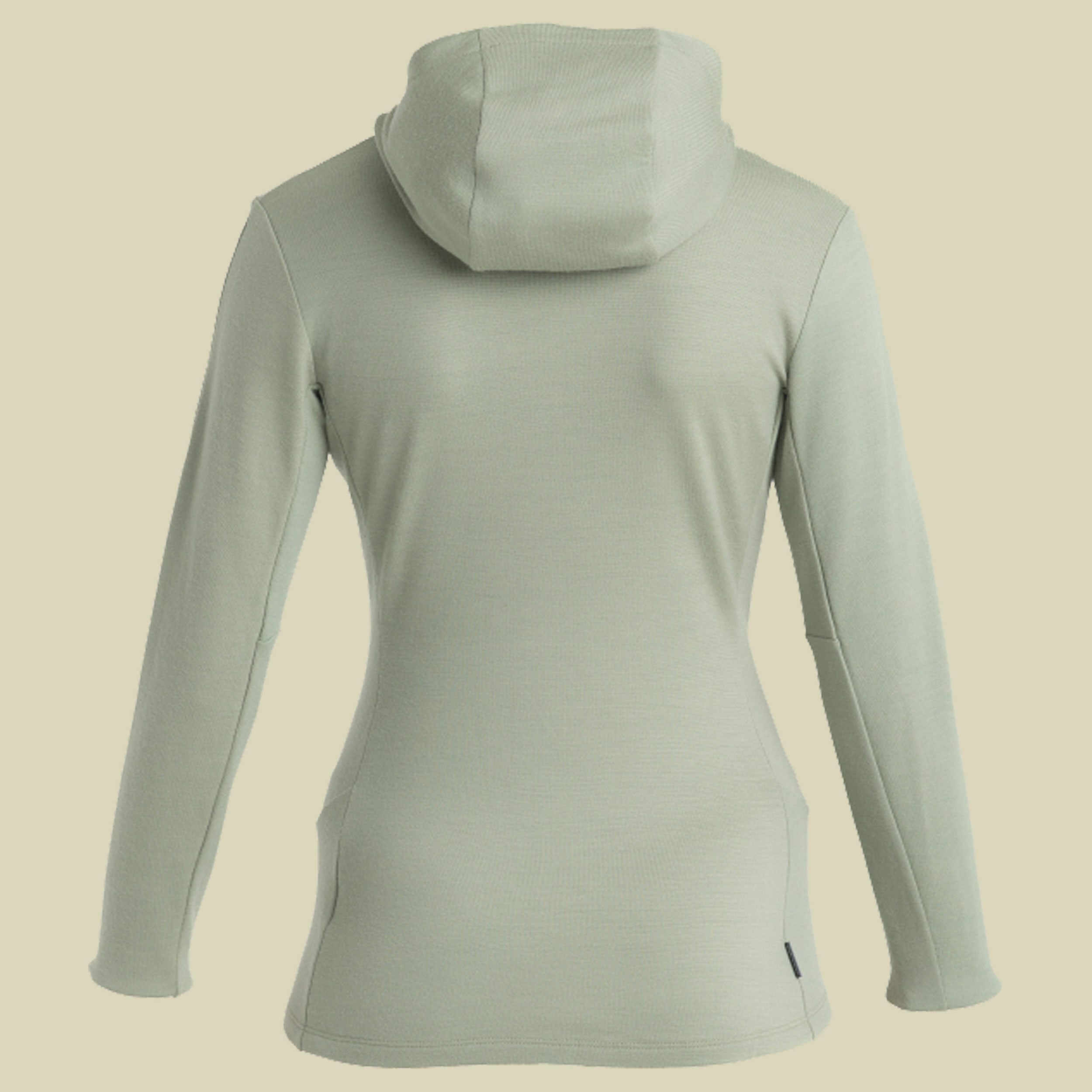Merino 260 Quantum IV LS Zip Hoodie Women XL grün - lichen