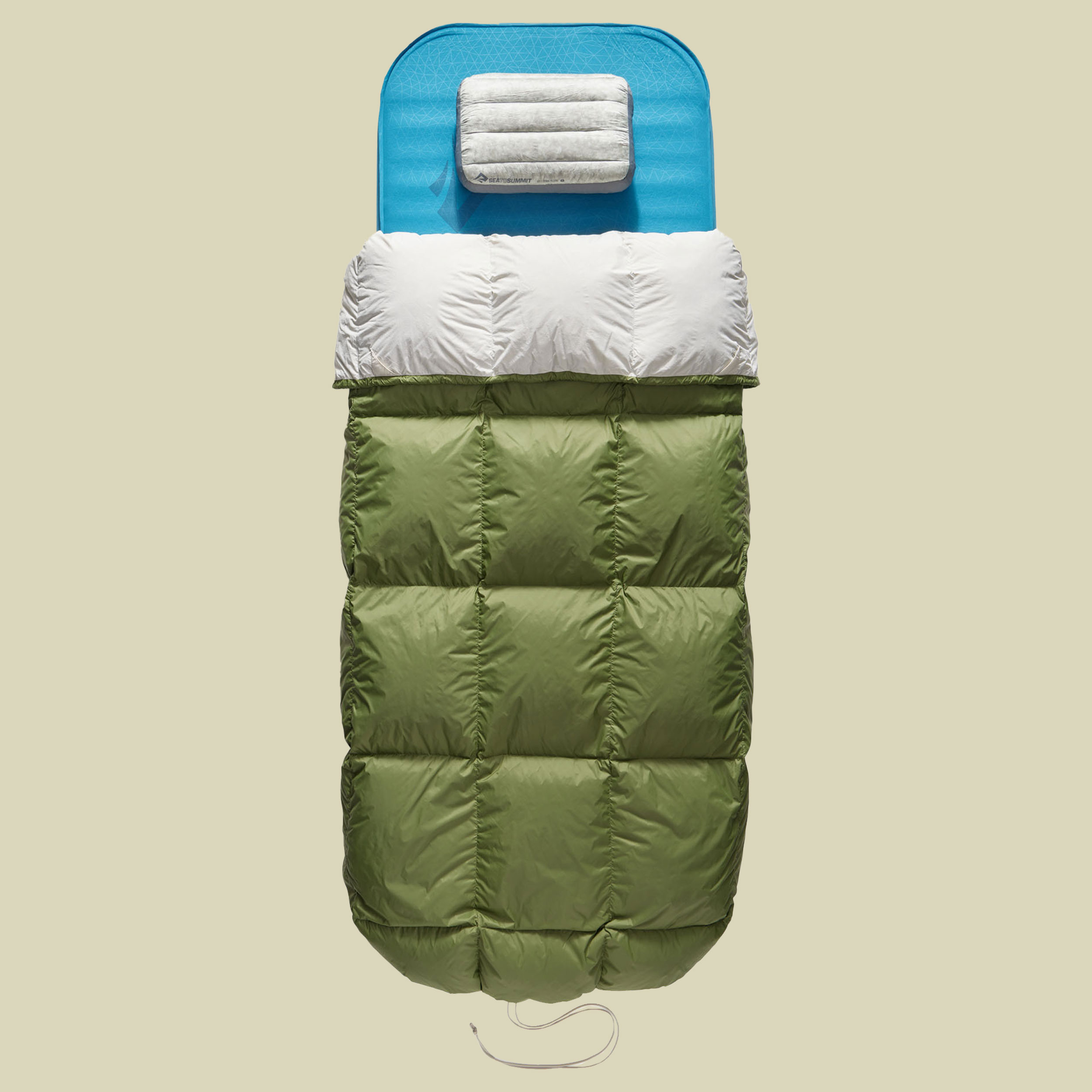 Tanami Down Comforter Single - cypress-green