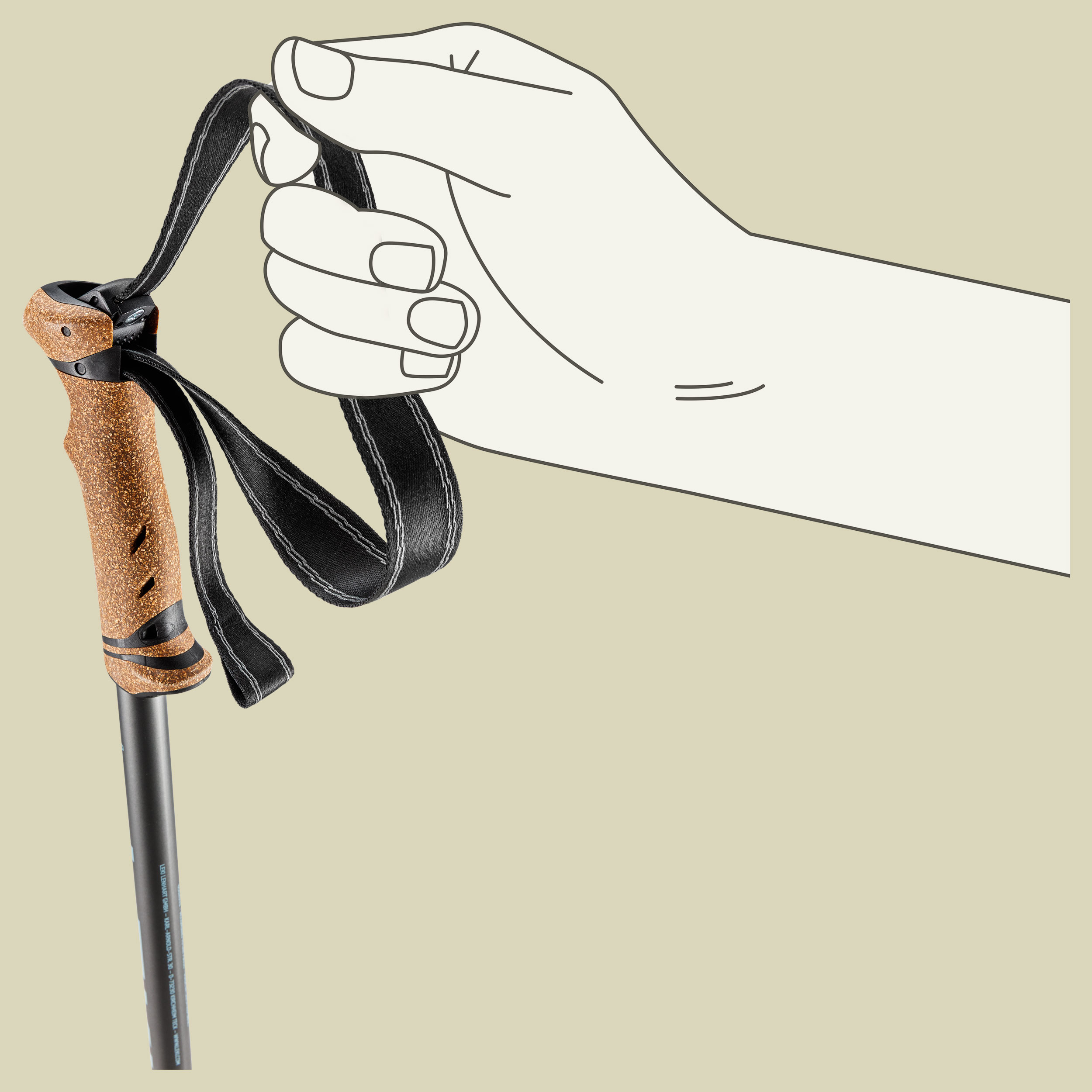 Legacy Länge 110 - 145 cm Farbe greyblue-dark anthracite