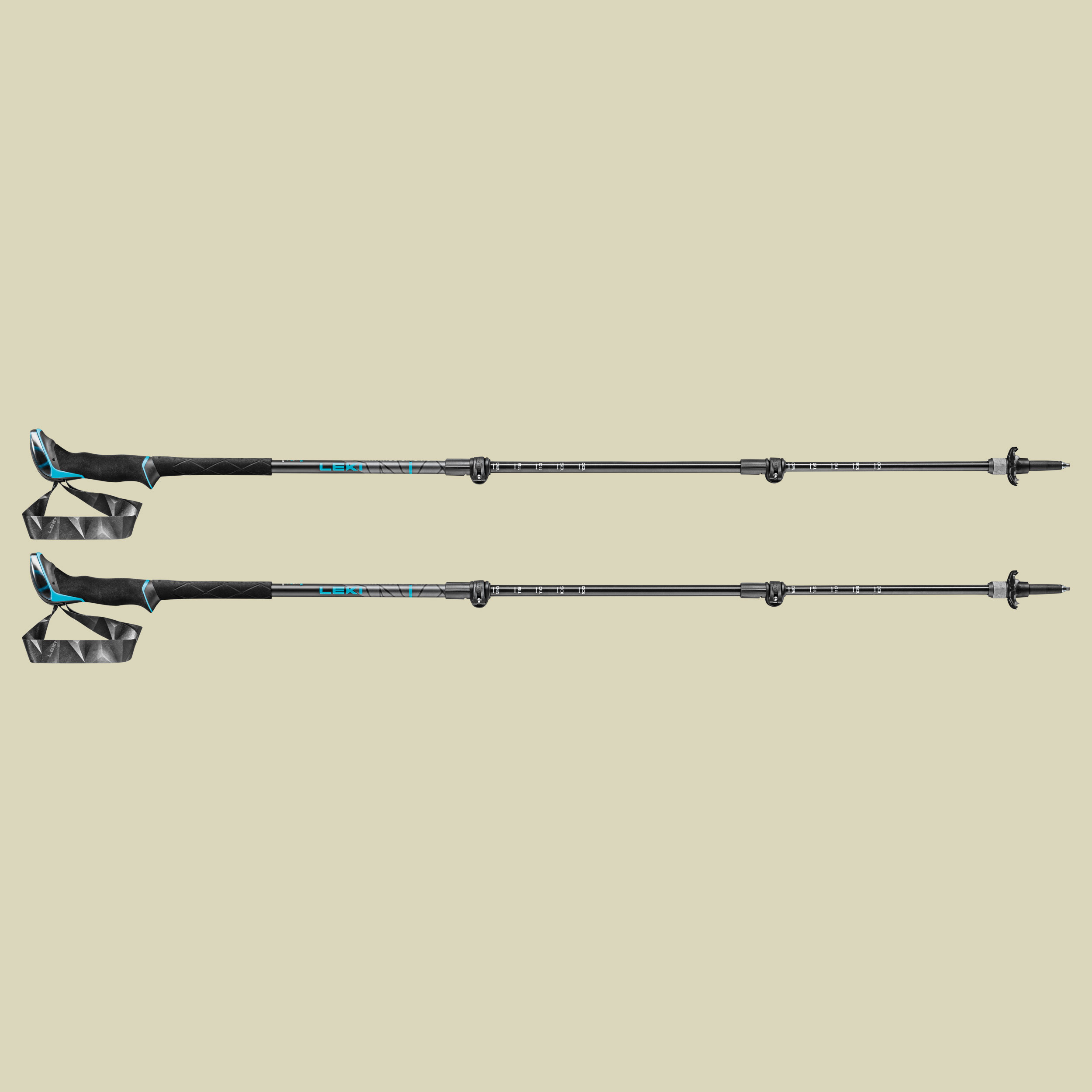 Makalu Lite AS Länge 100 - 135 cm Farbe black - dark anthracite - petrol