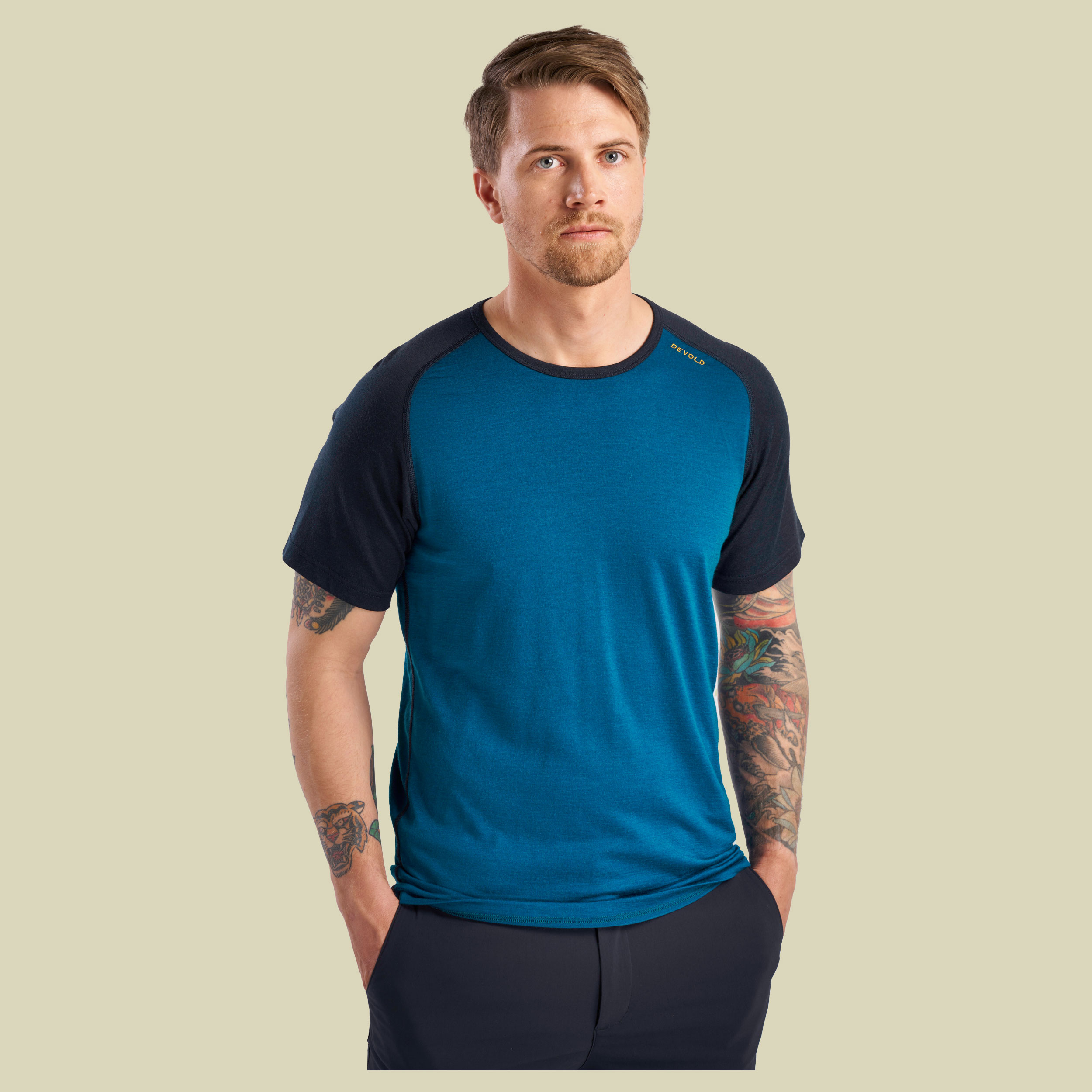 Jakta Merino 200 T-Shirt Man XL blau - flood/ink