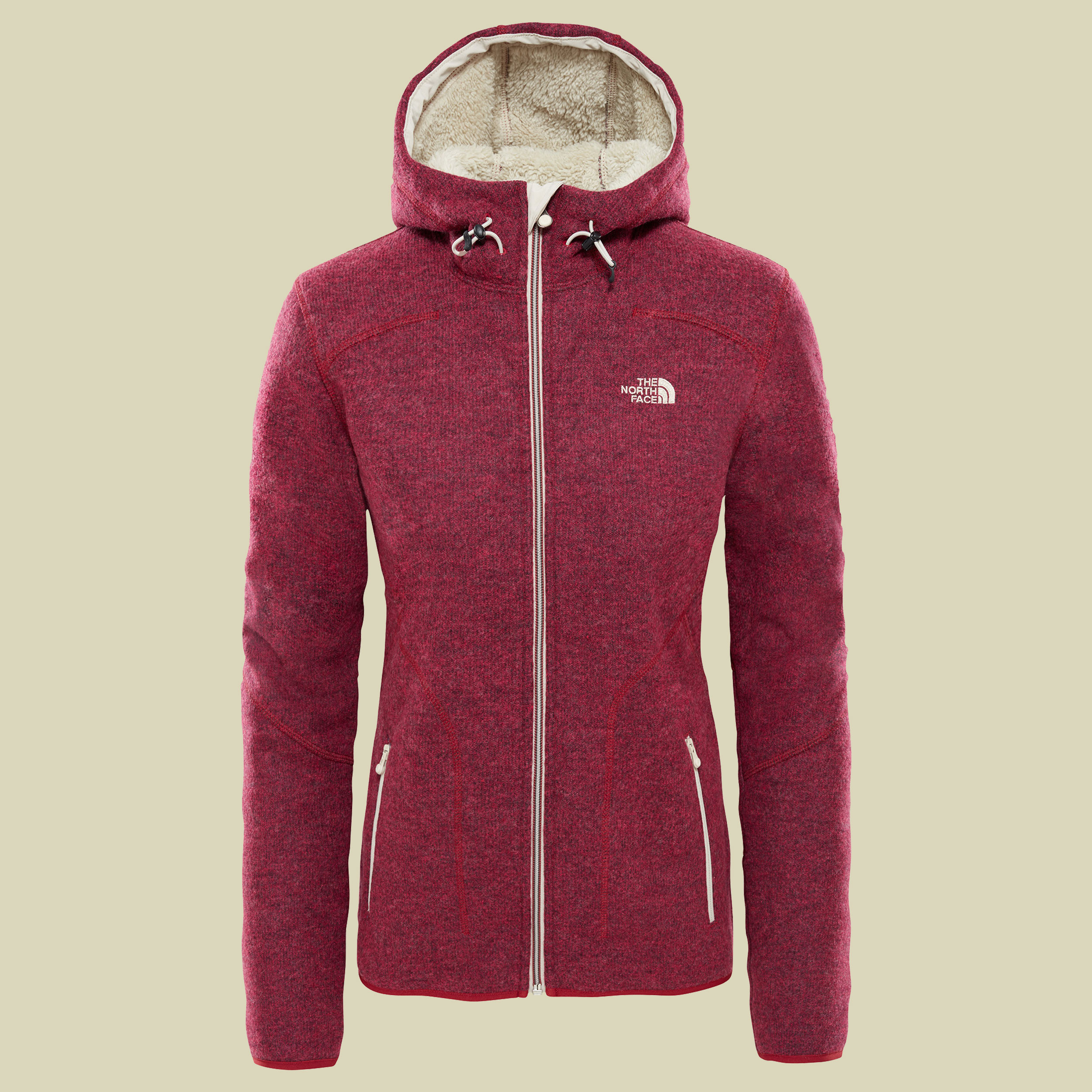 Zermatt Full Zip Hoodie Women Größe XL Farbe rumba red heather