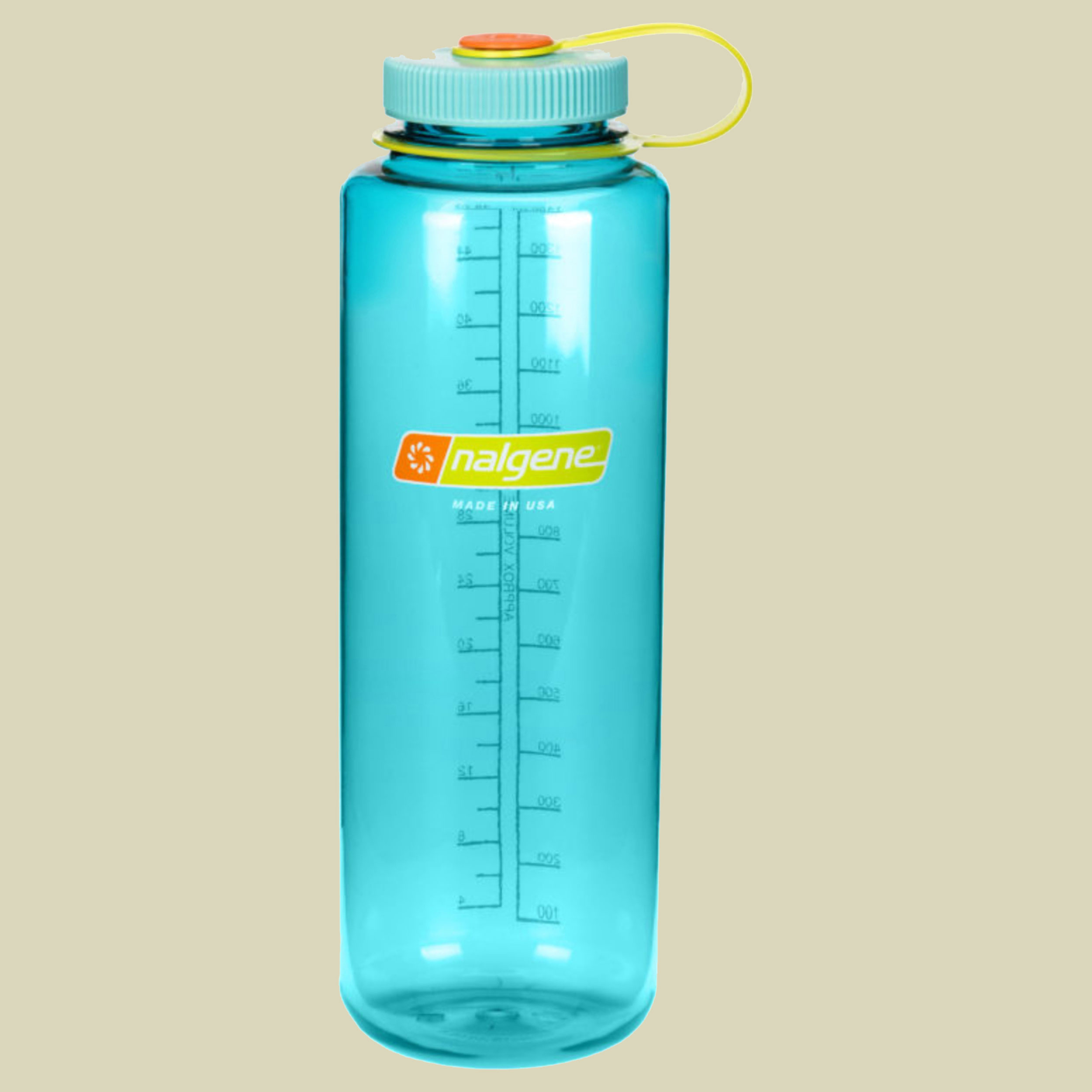 Nalgene Weithalsflasche WH Silo Sustain Volumen 1,5 Farbe cerulean