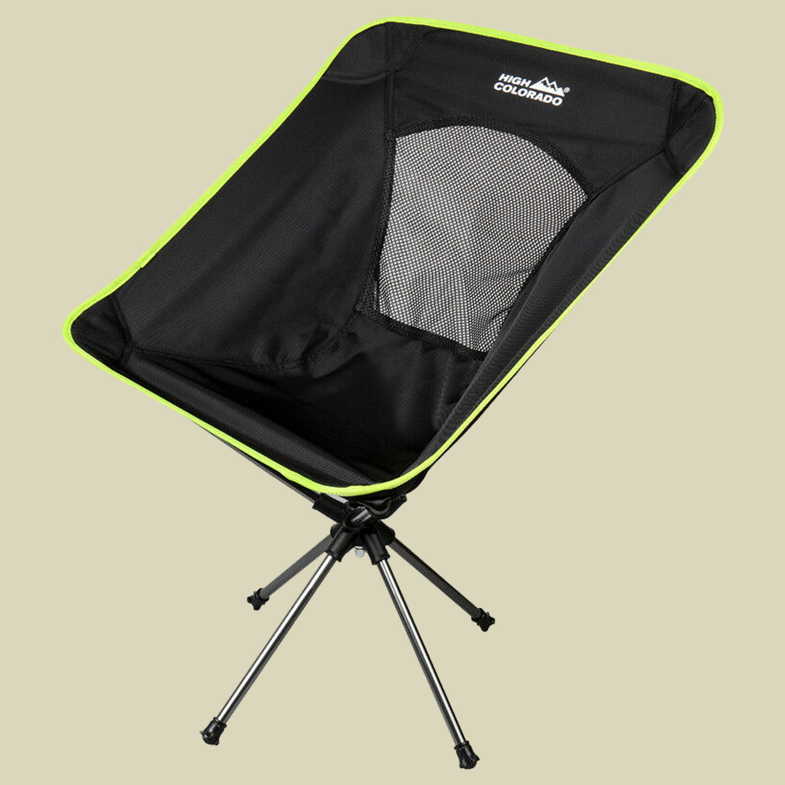 Packlight Camping Stuhl Packmaß 39 x 12 cm Farbe schwarz-grün