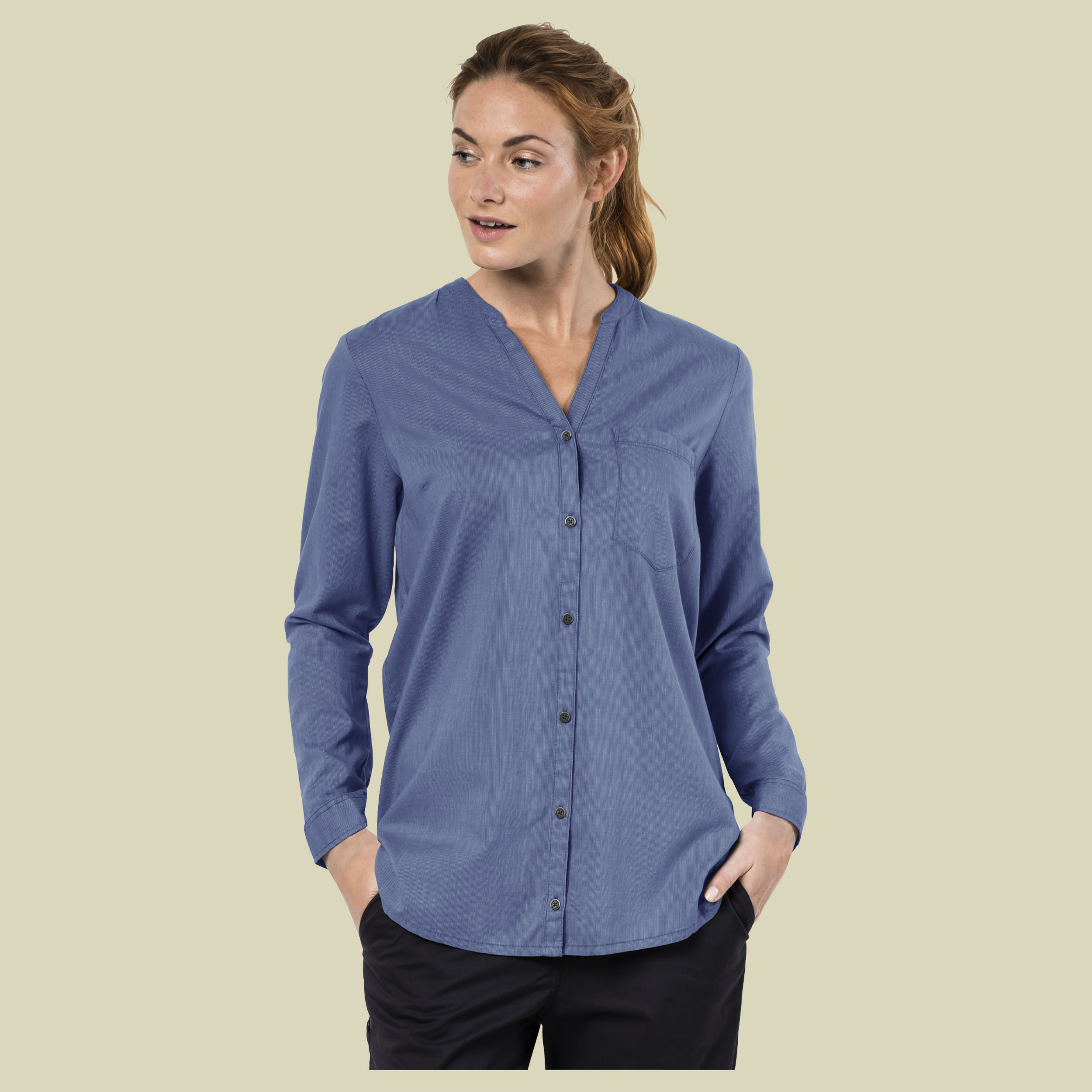 Indian Springs Shirt Women Größe S Farbe dusk blue stripes