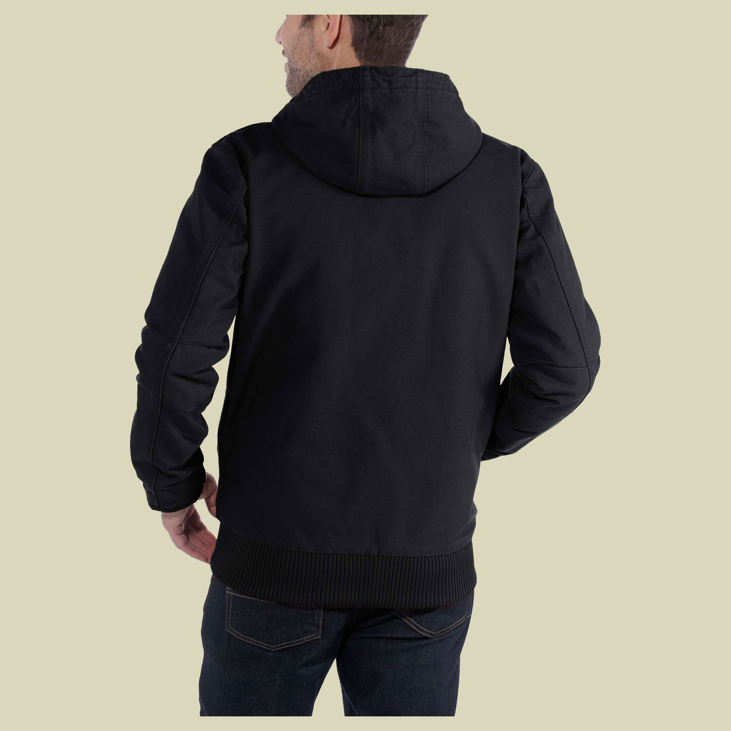 Washed Duck Insulated Active Jacket Men S schwarz - black