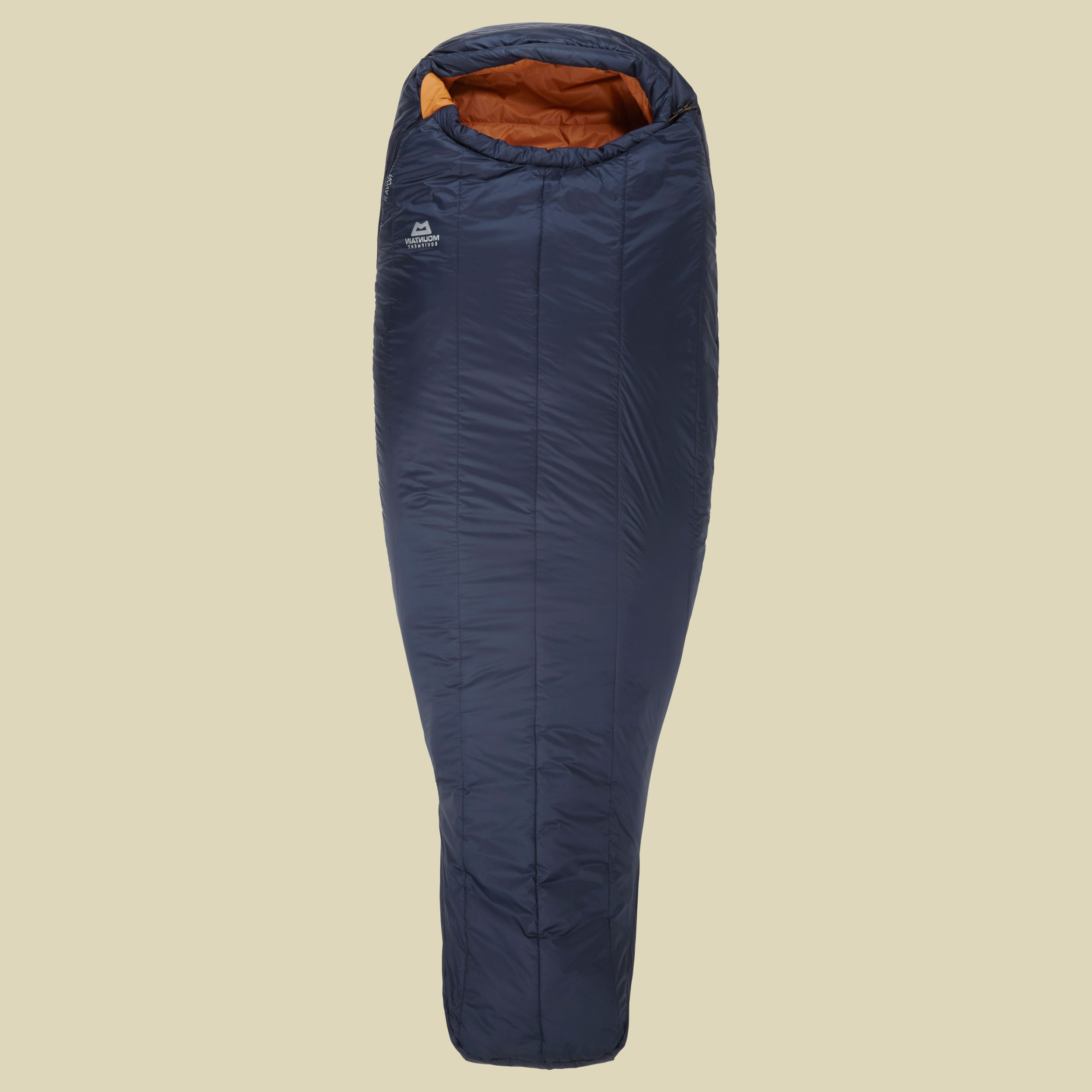 Nova III bis Körpergröße Schlafsack 200 cm cm Farbe cosmos/blaze, Reißverschluss Schlafsack links