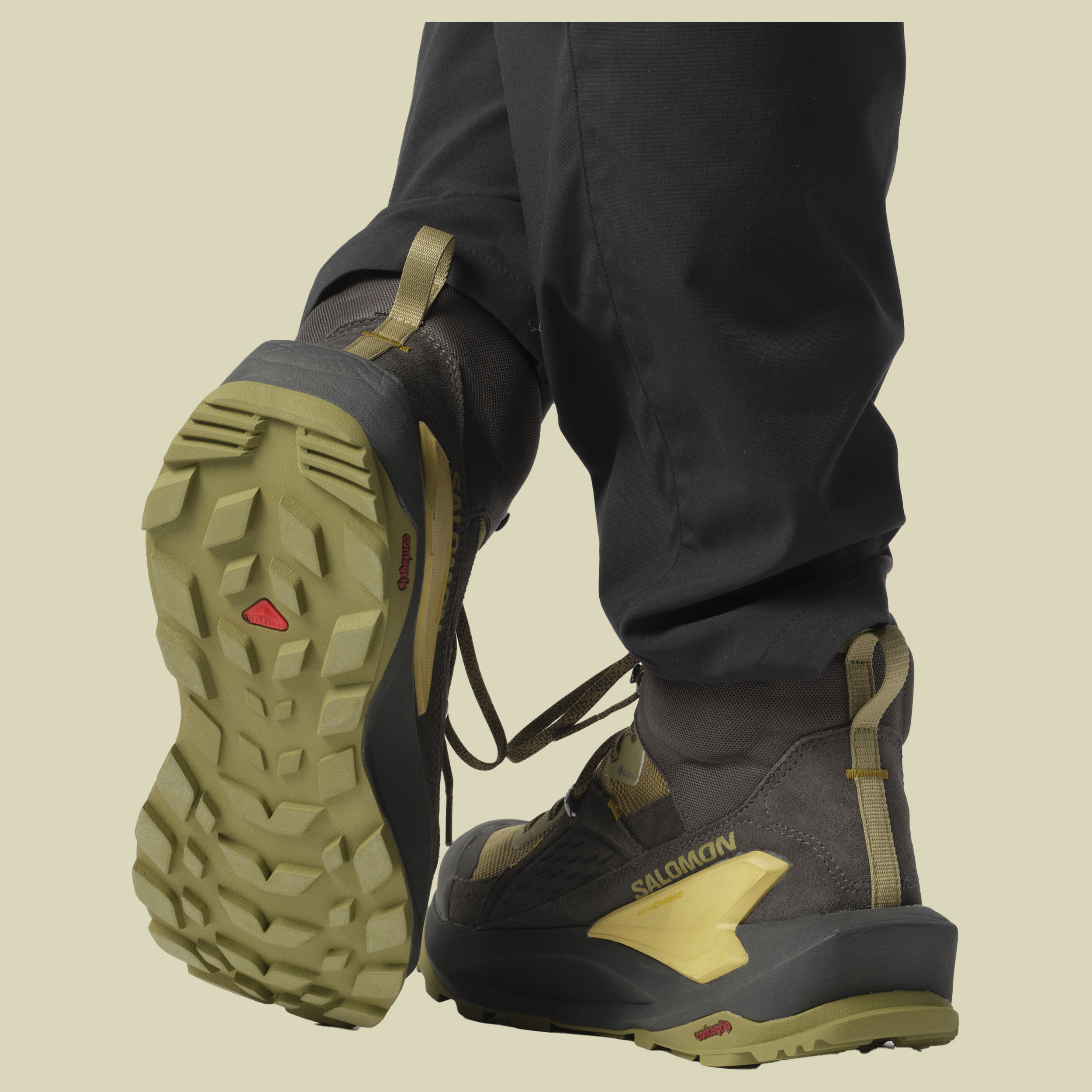 Elixir Mid GTX Men grün UK 9 - black/dried herb/southern moss