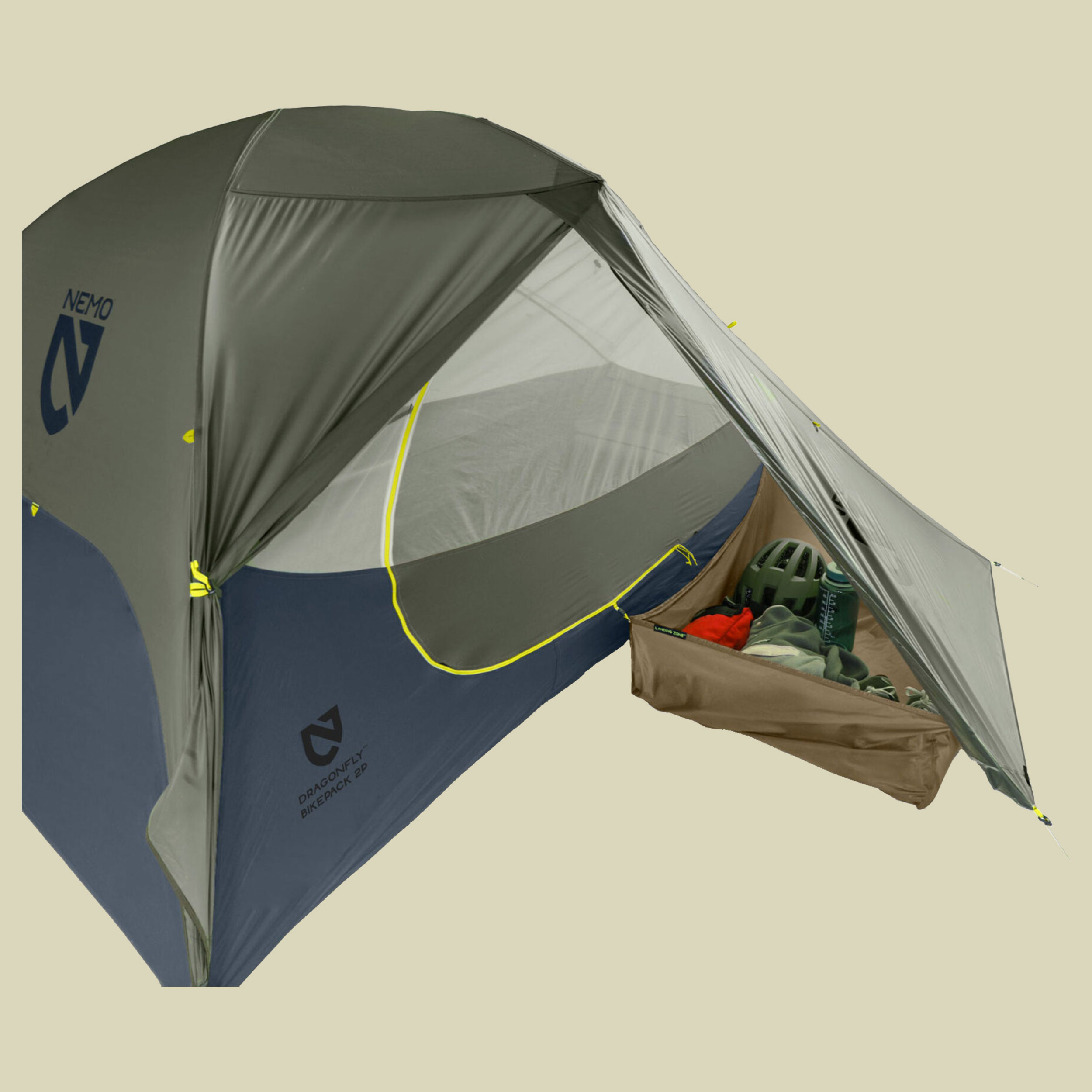 Dragonfly Bikepack 1P 1-Personen Zelt Farbe boreal