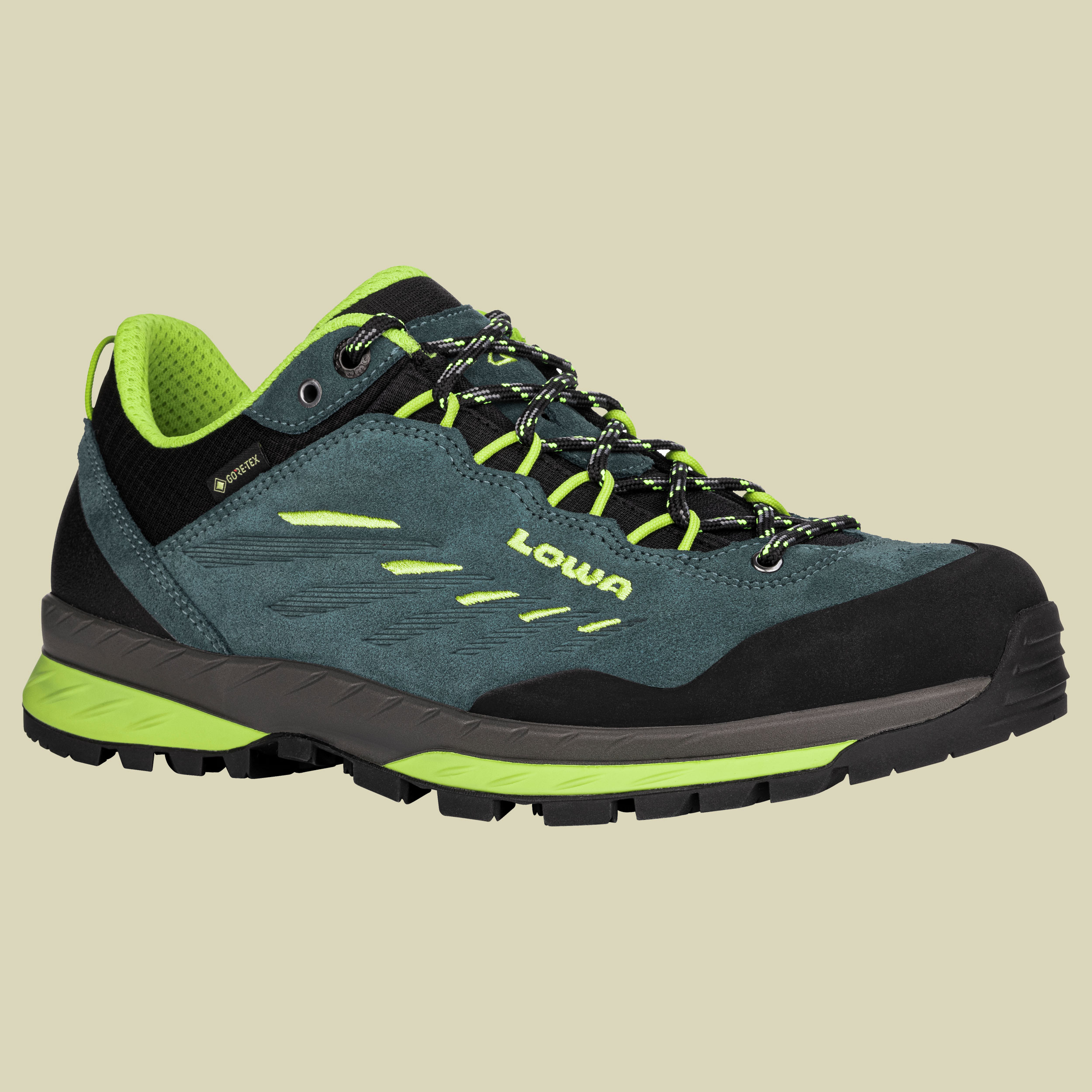 Delago GTX Lo Men UK 11 blau - petrol/limone