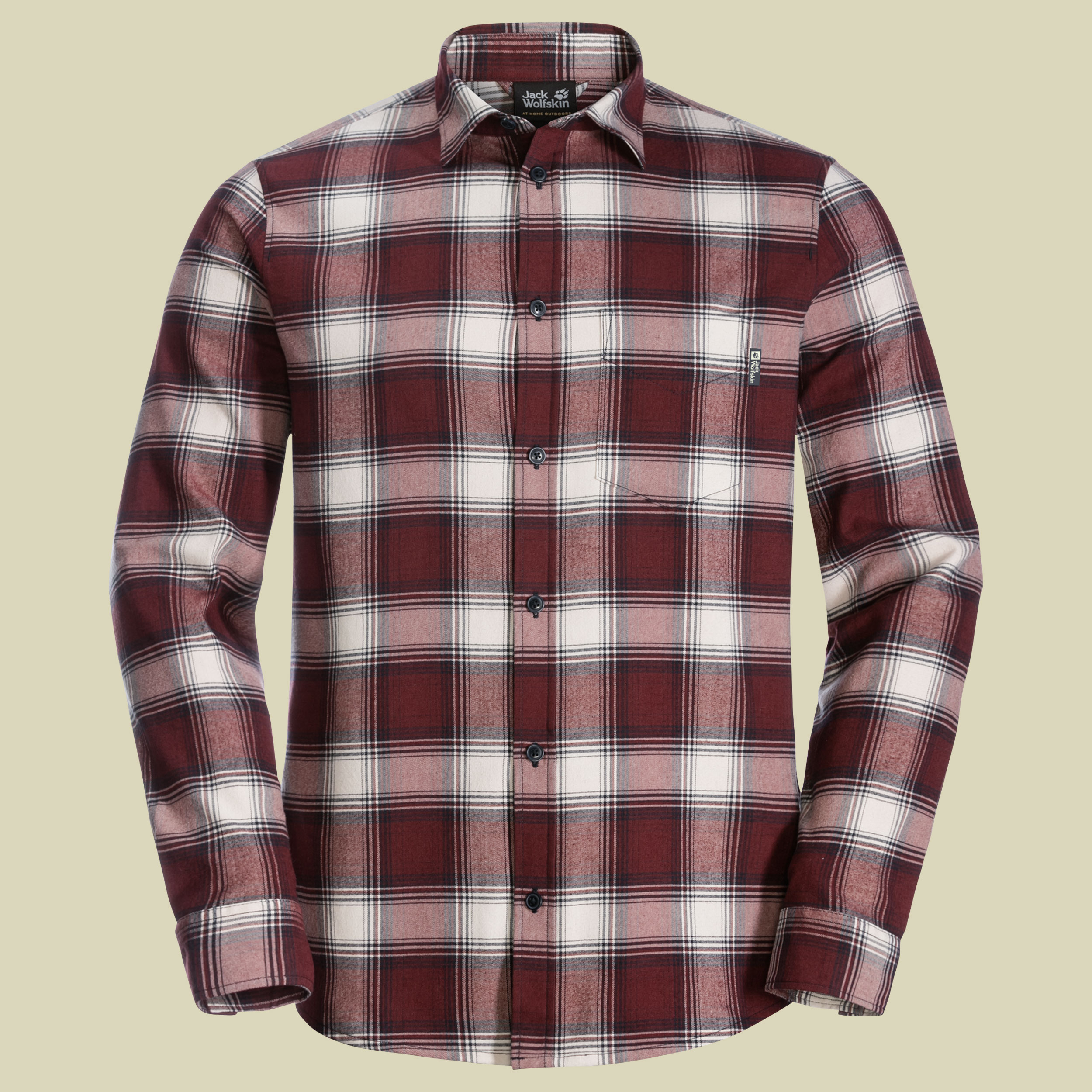 Wanderweg Shirt Men Größe M  Farbe cordovan red checks