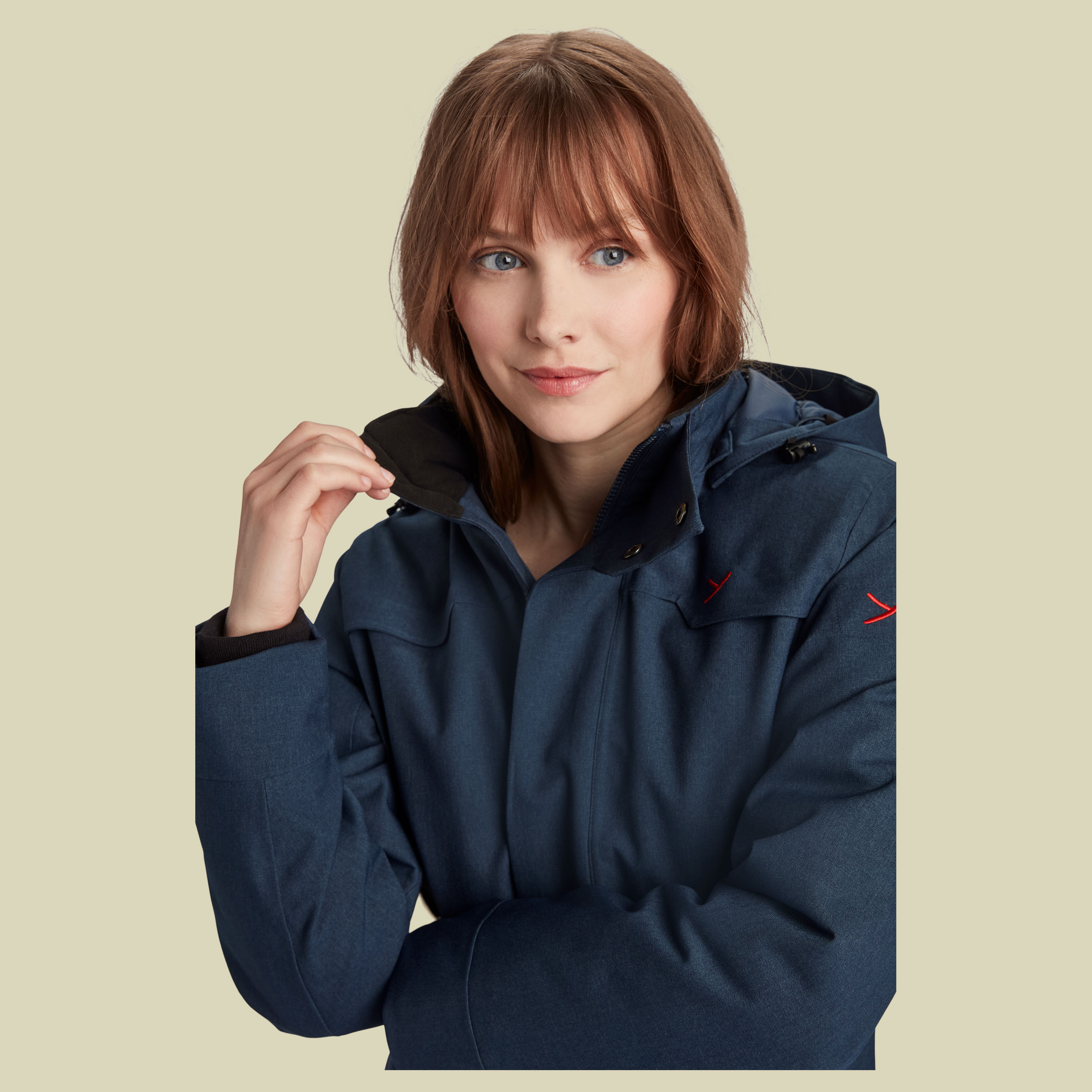 Tana Elegant Down Insulated Coat Women Größe L  Farbe dress blue