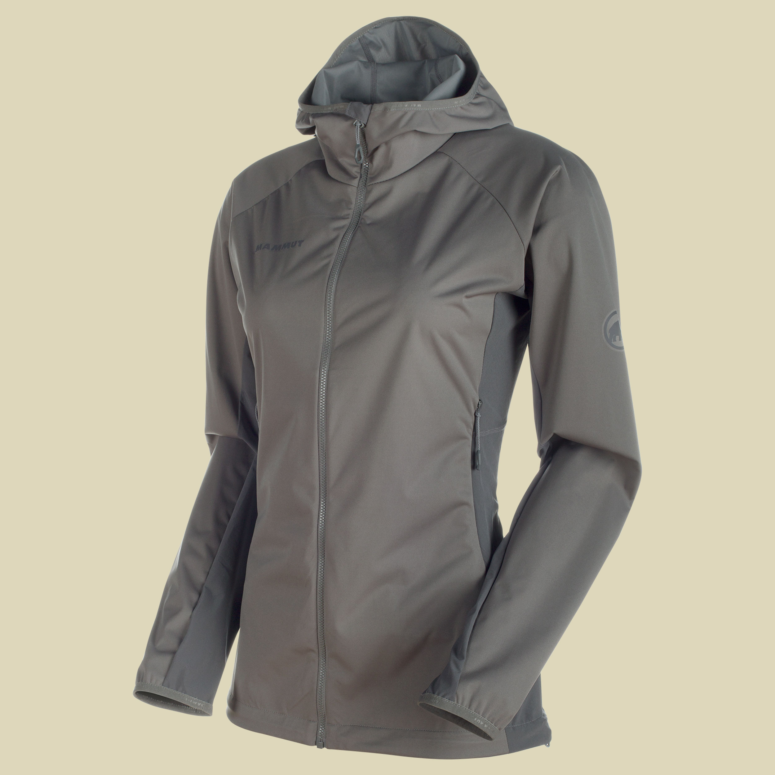 Keiko Light SO Hooded Jacket Women Größe XS Farbe titanium-dark titanium