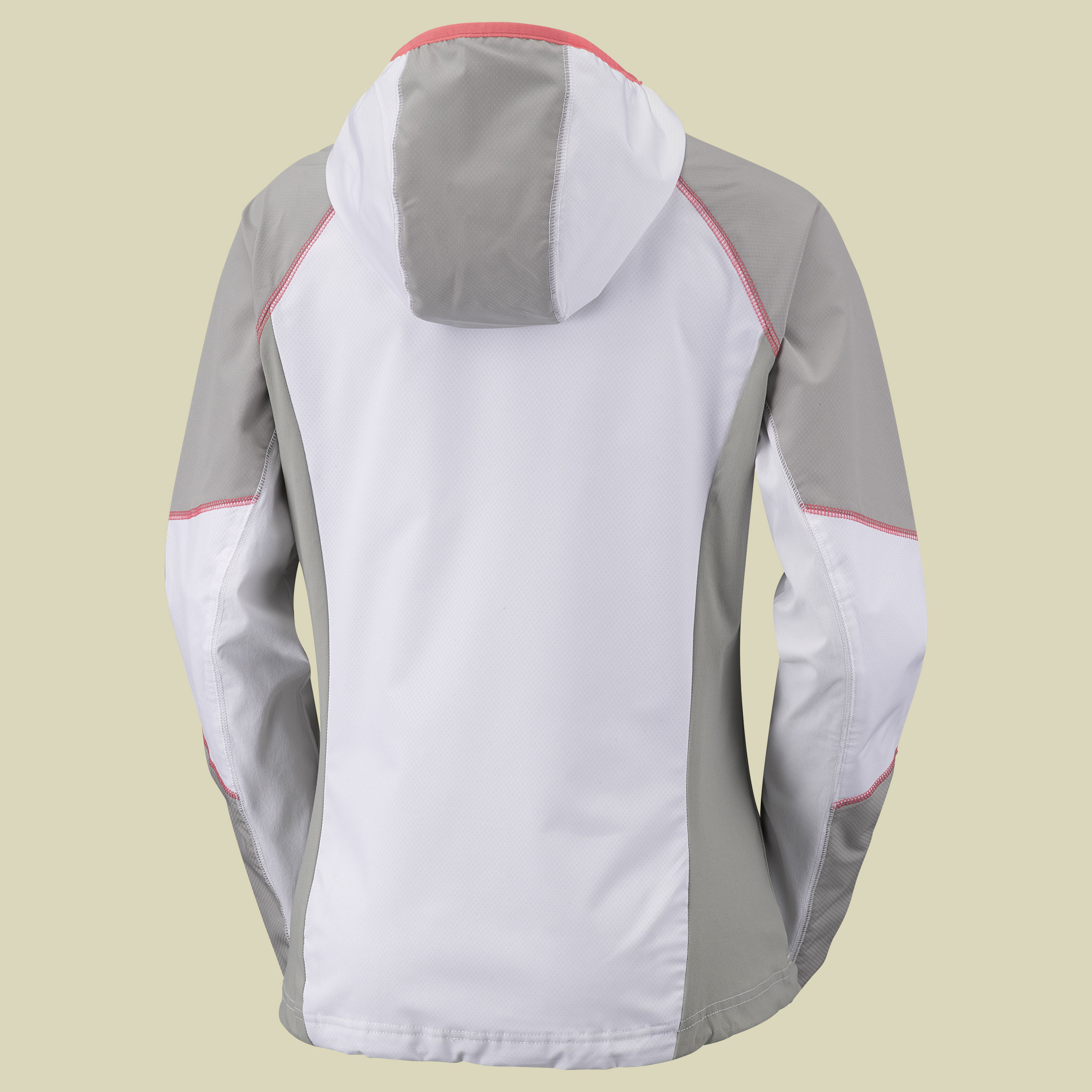 Sweet AS Softshell Hoodie Women Größe S Farbe white/flint grey/hot coral